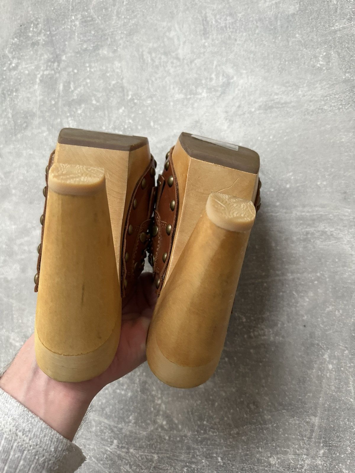 ASH × Hysteric Glamour × Japanese Brand Leather mules & clogs Ash Brown Y2K style Size US 7 / IT 37 - 10 Thumbnail