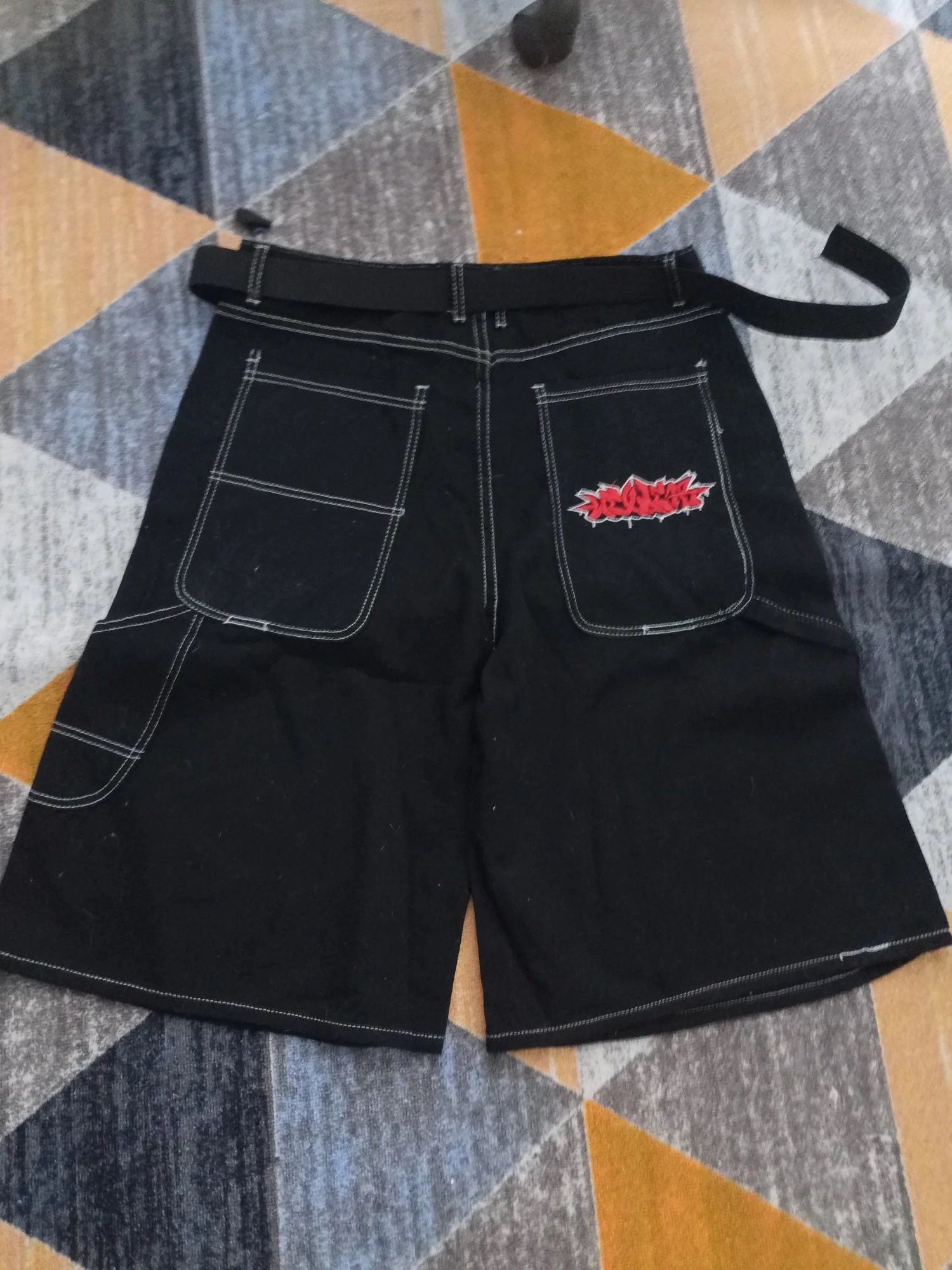 Japanese Brand × Jean Y2K Jorts Style Embroidery Size US 31 - 5 Thumbnail