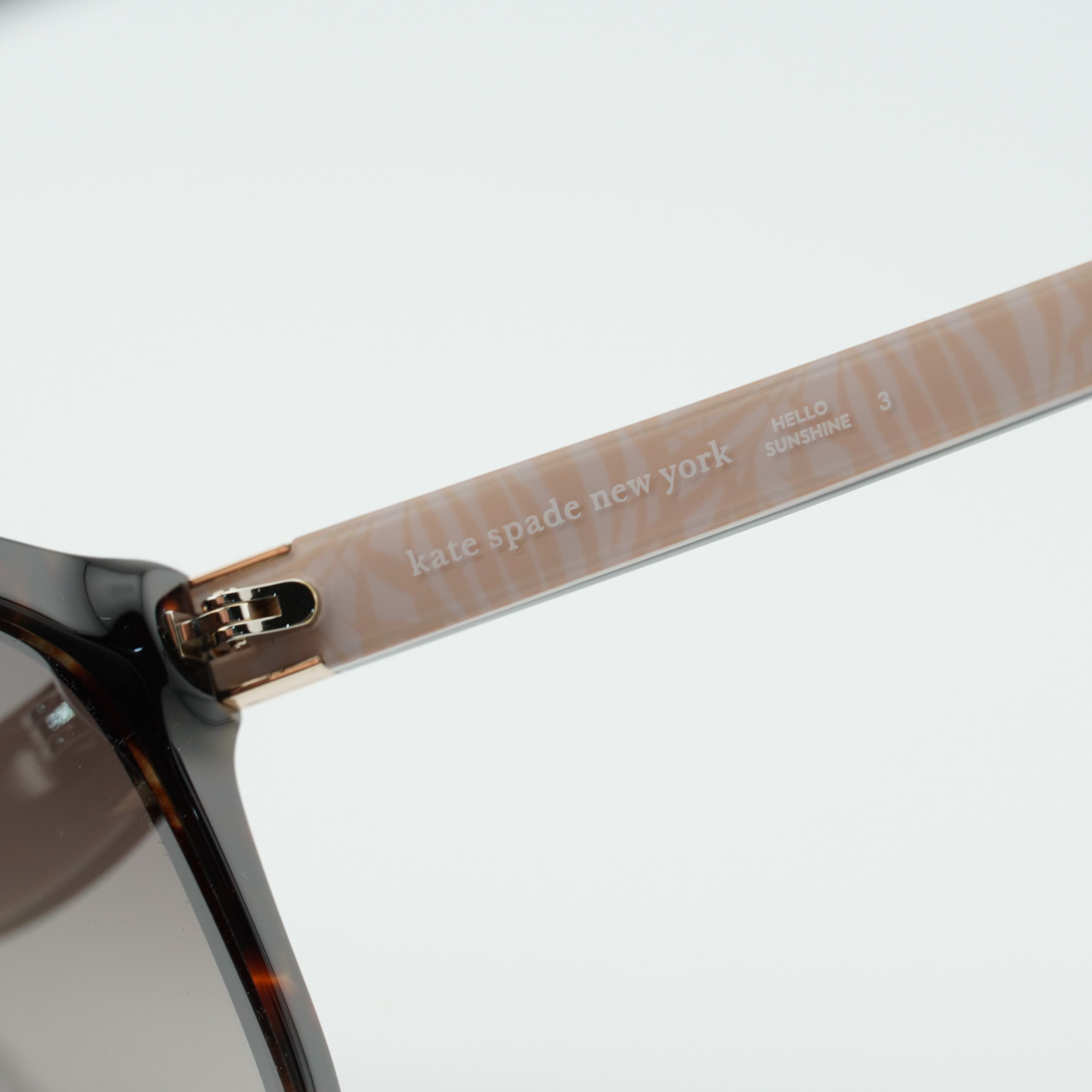Kate Spade Kate Spade GWENITH/S 0086 HA Sunglasses Havana Square Frame Size ONE SIZE - 9 Thumbnail