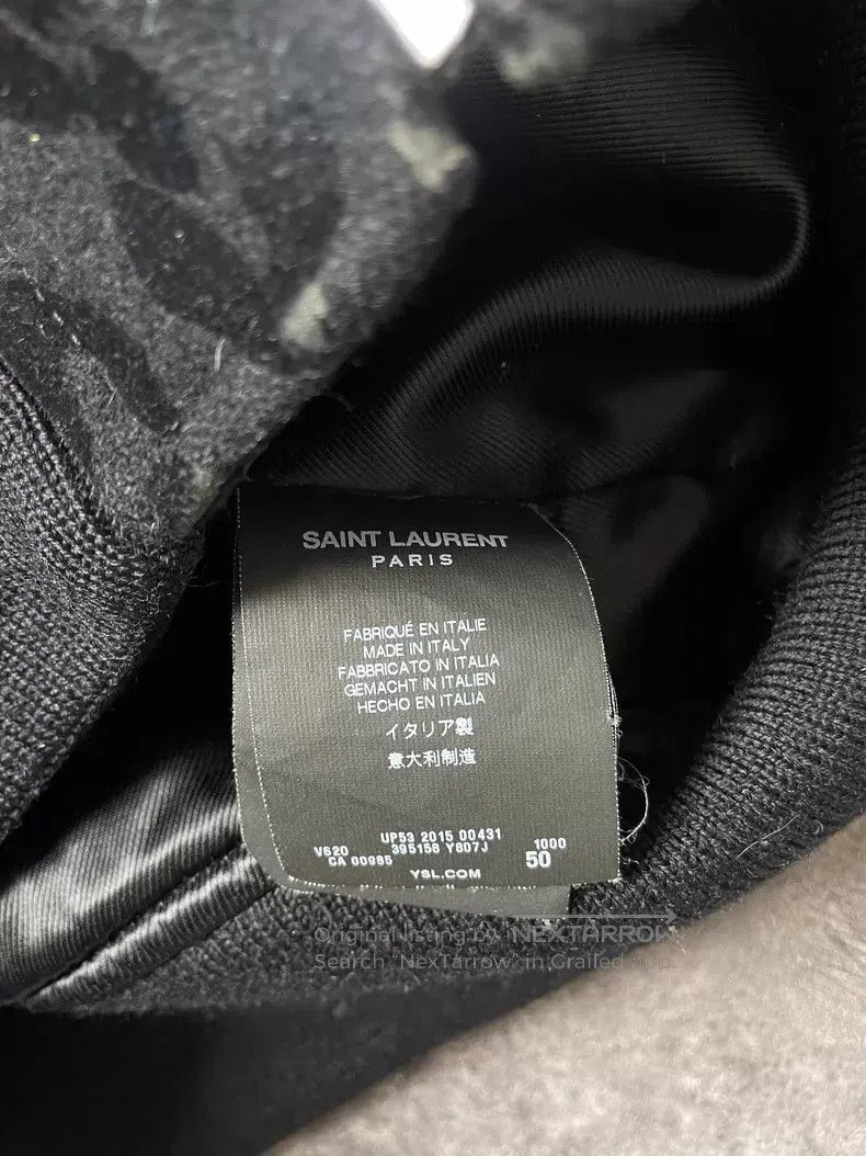 Saint Laurent Paris Saint Laurent Paris Dark Leopard Print Wool Patchwork Jack Size US M / EU 48-50 / 2 - 5 Thumbnail
