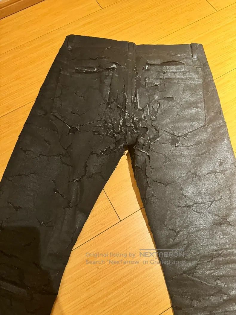 Givenchy Givenchy SizeM Cracked Zipper Denim Pants Size US 31 - 6 Thumbnail
