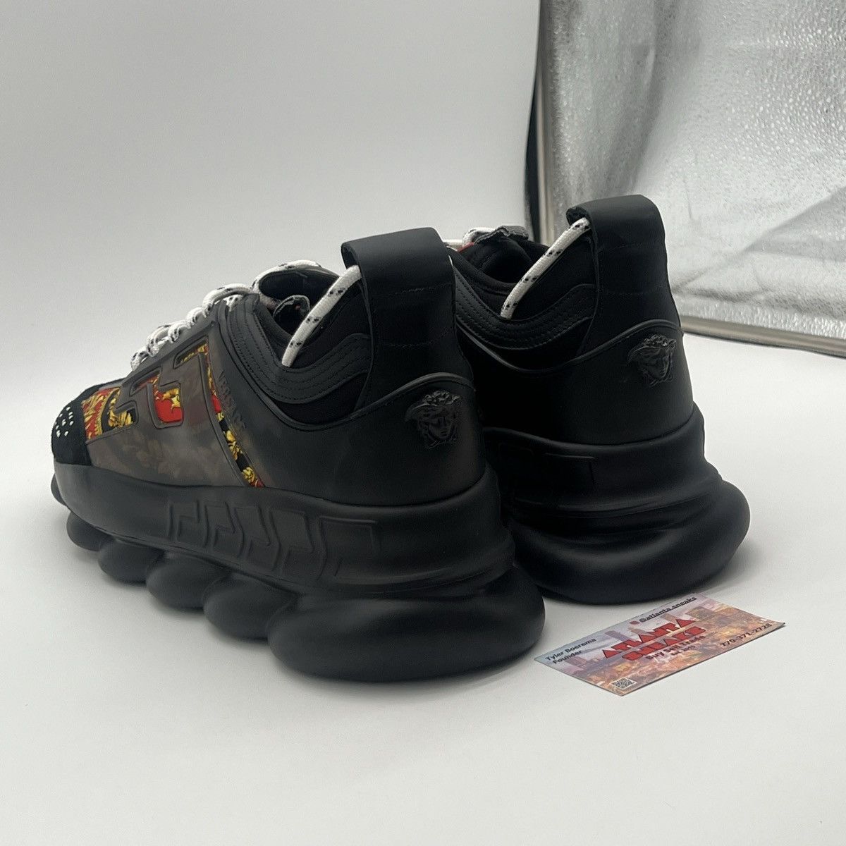 Versace Versace chain reaction black multi Size US 14 / EU 47 - 4 Thumbnail