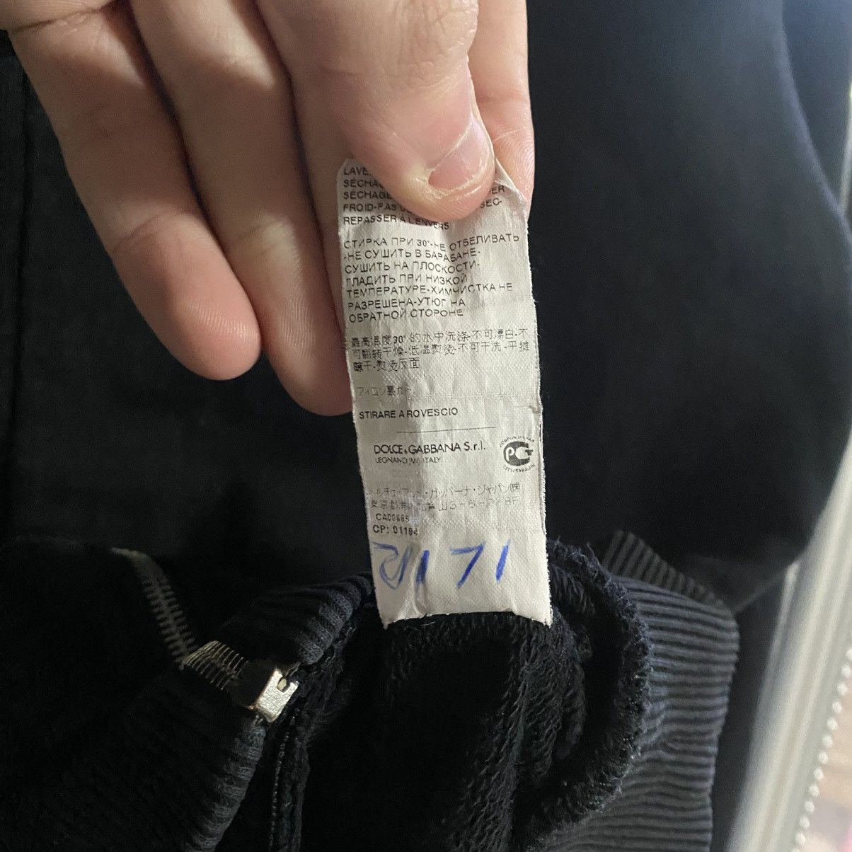 Dolce & Gabbana Dolce&Gabbana Zip Hoodie Black Size US S / EU 44-46 / 1 - 7 Thumbnail