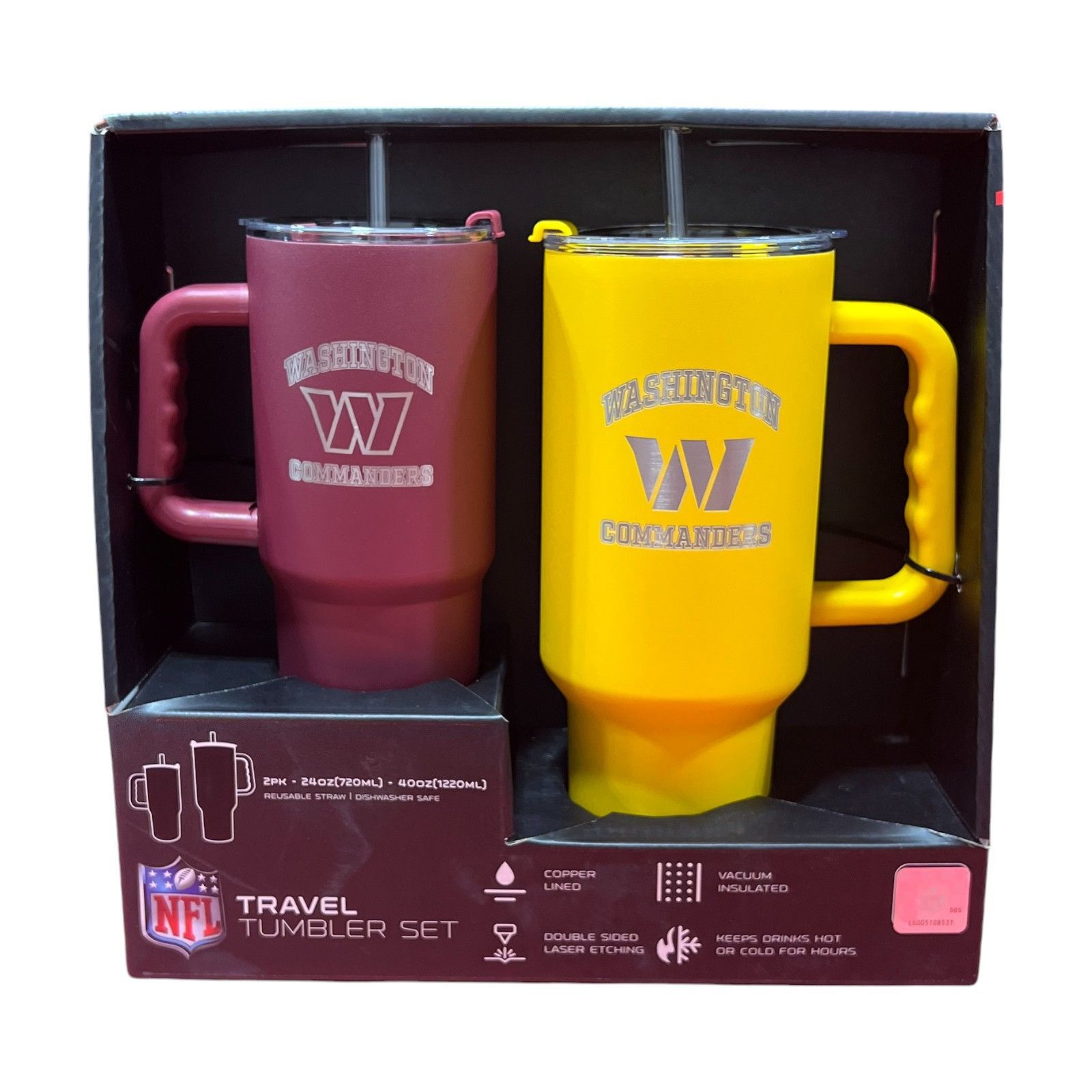 Other NFL - Logo Brands - Travel Tumblers Set (2 Pk) - 24oz (720 m Size ONE SIZE - 8 Thumbnail