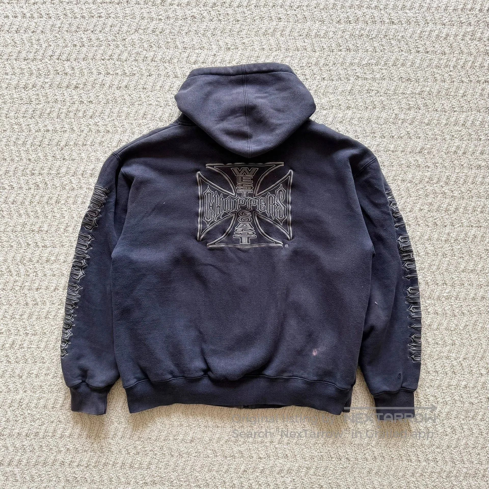 Vintage Vintage West Coast Choppers Zip Up Hoodie 00s. Size US M / EU 48-50 / 2 - 2 Thumbnail