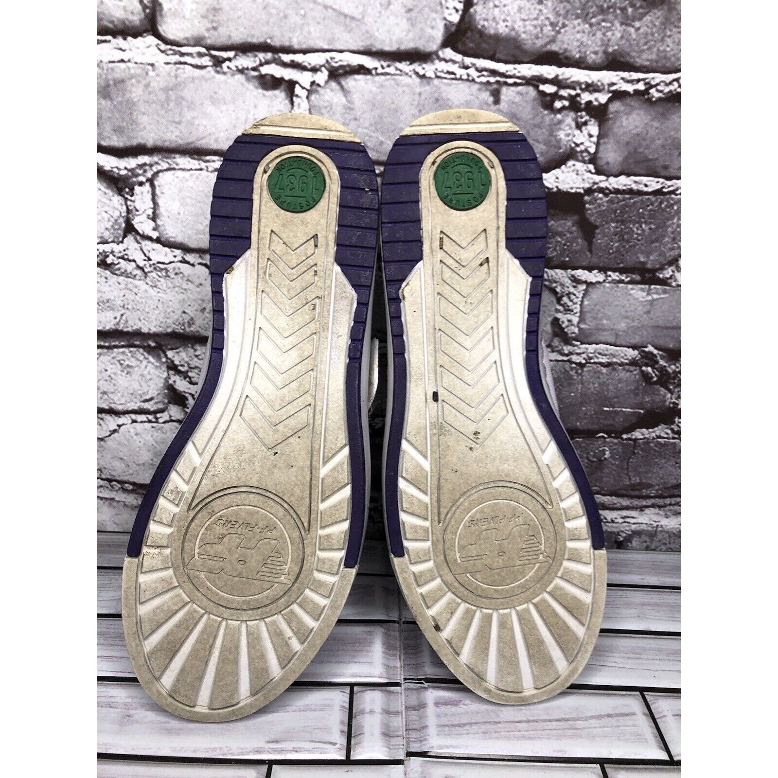 P.F. Flyers Pf Flyers White Leather Perforated Strap Lace Shoes Women Sz Size US 11 / IT 41 - 14 Thumbnail
