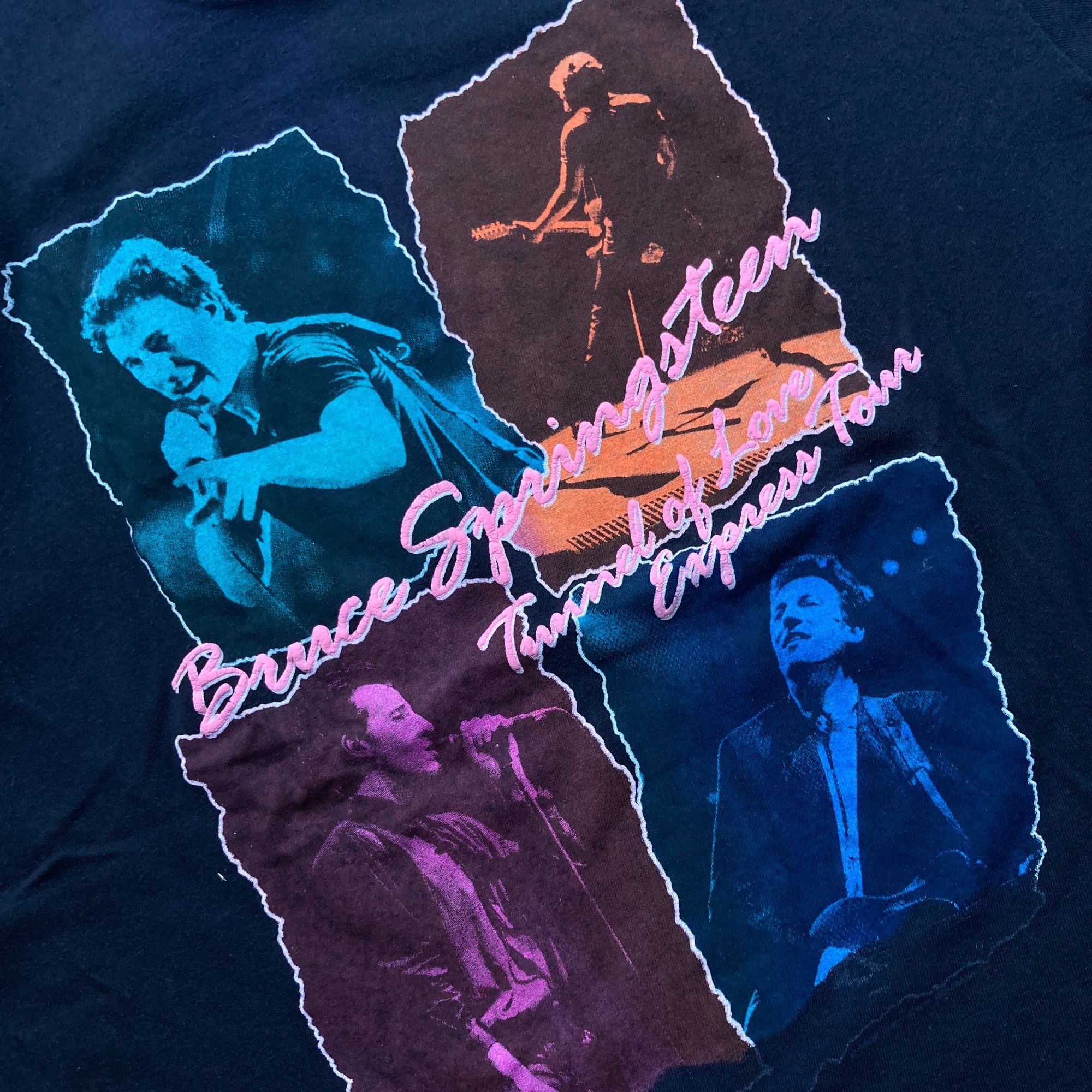 Hanes Bruce Springsteen 1987 Tunnel Of Love Tour Vintage Tee XL Size US M / EU 48-50 / 2 - 3 Thumbnail