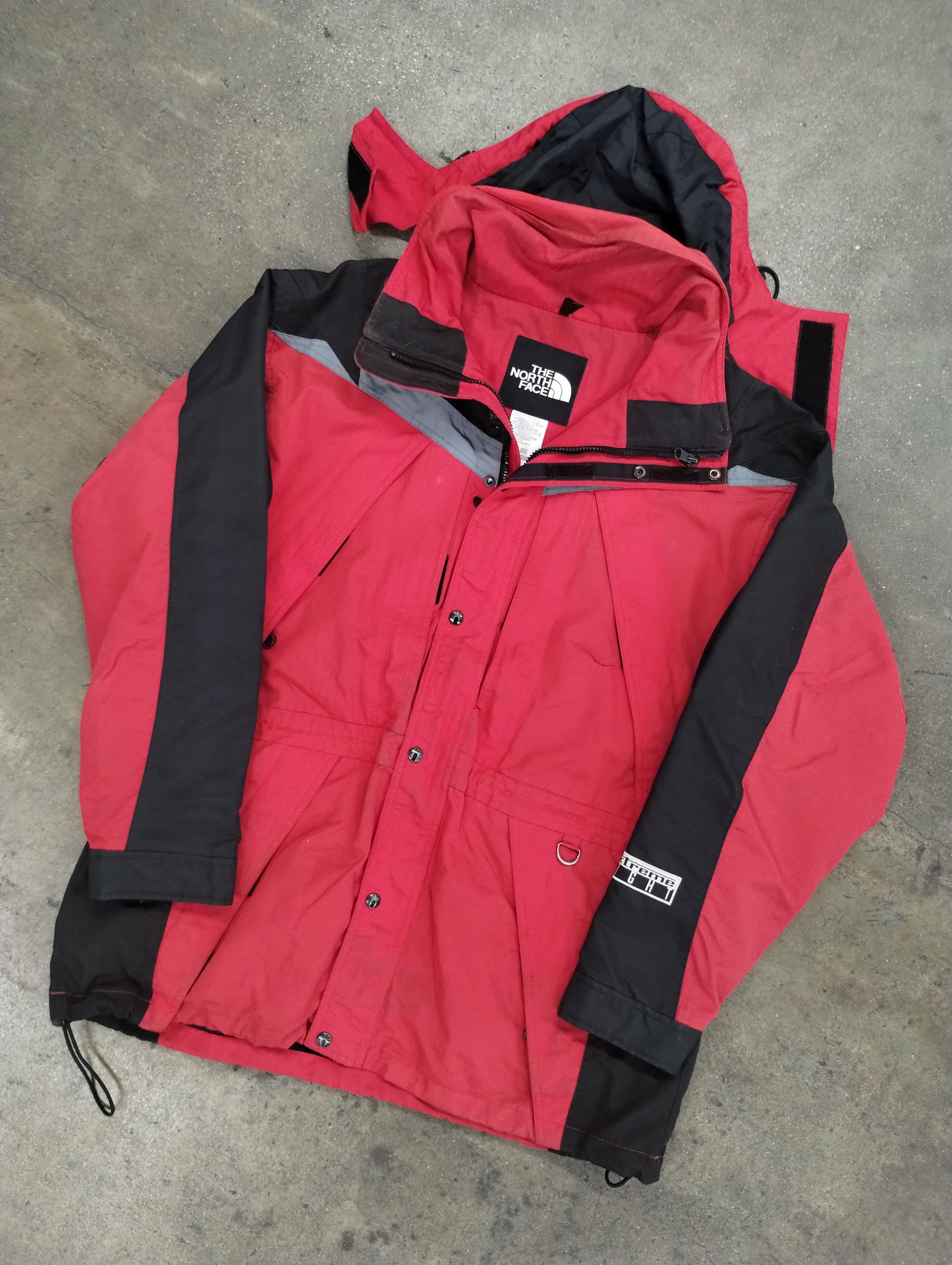 image of The North Face x Vintage Tnf Extreme Light Ripstop Ski Jacket in Red, Men's (Size XL)