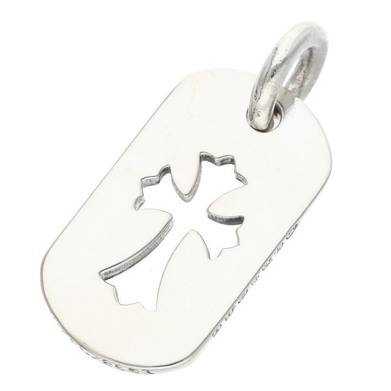 Chrome Hearts Chrome Hearts Tiny Cutout Cross Dog Tag Necklace Size ONE SIZE - 2 Thumbnail