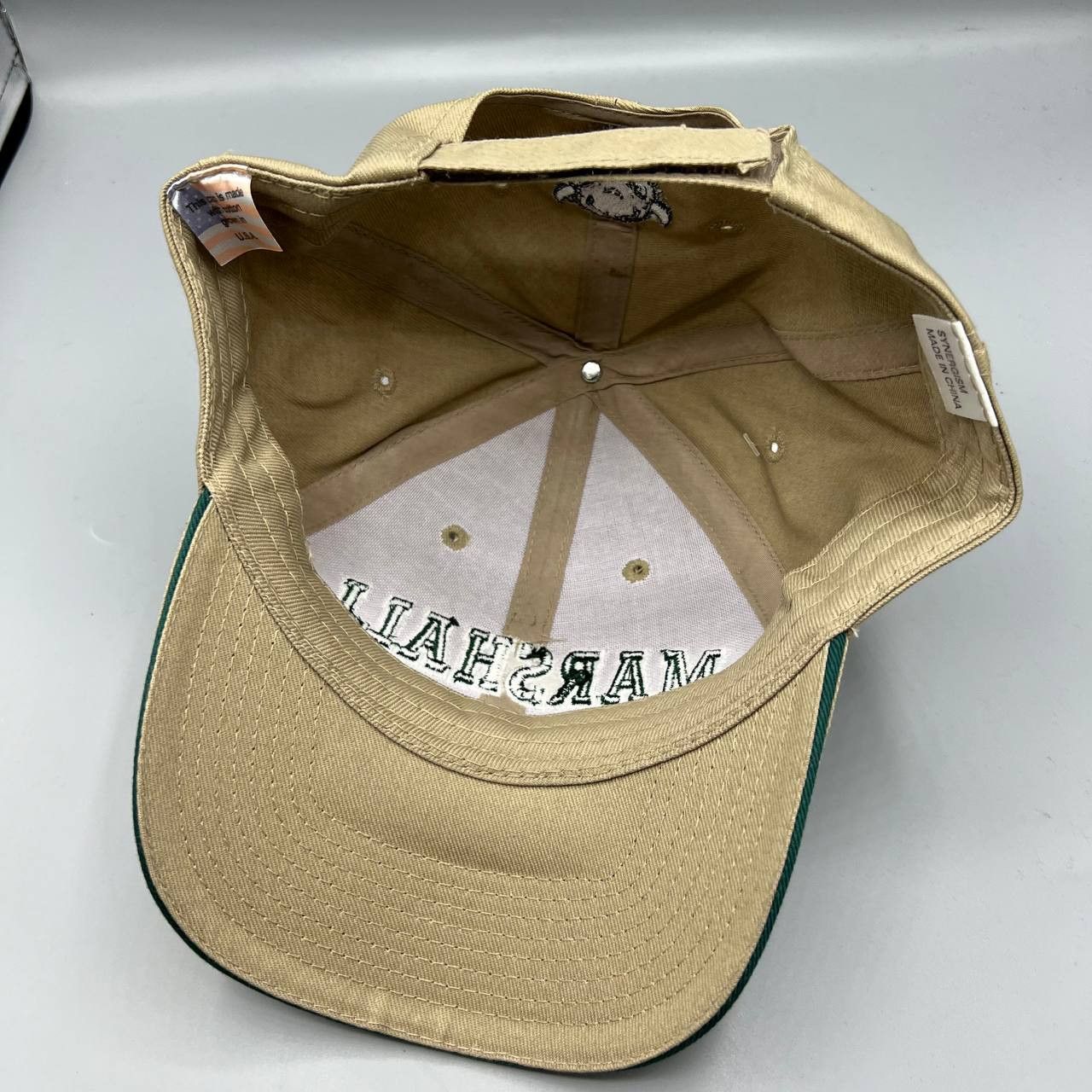 NCAA Vintage Marshall Thundering Herd Hat Men Strap Back Cap New Size ONE SIZE - 5 Thumbnail