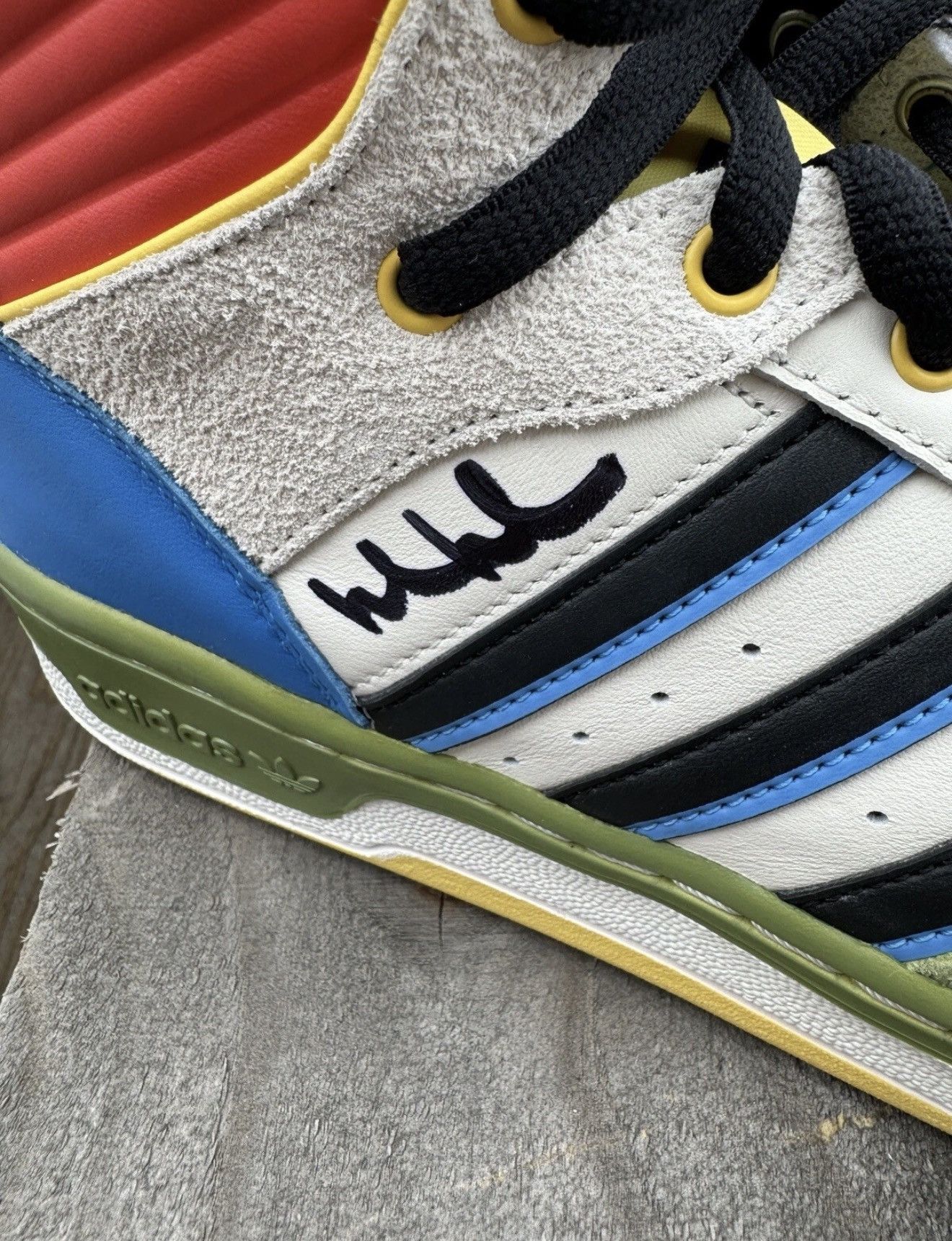 adidas Rivalry Hi SIGNED BY HEBRU BRANTLEY
