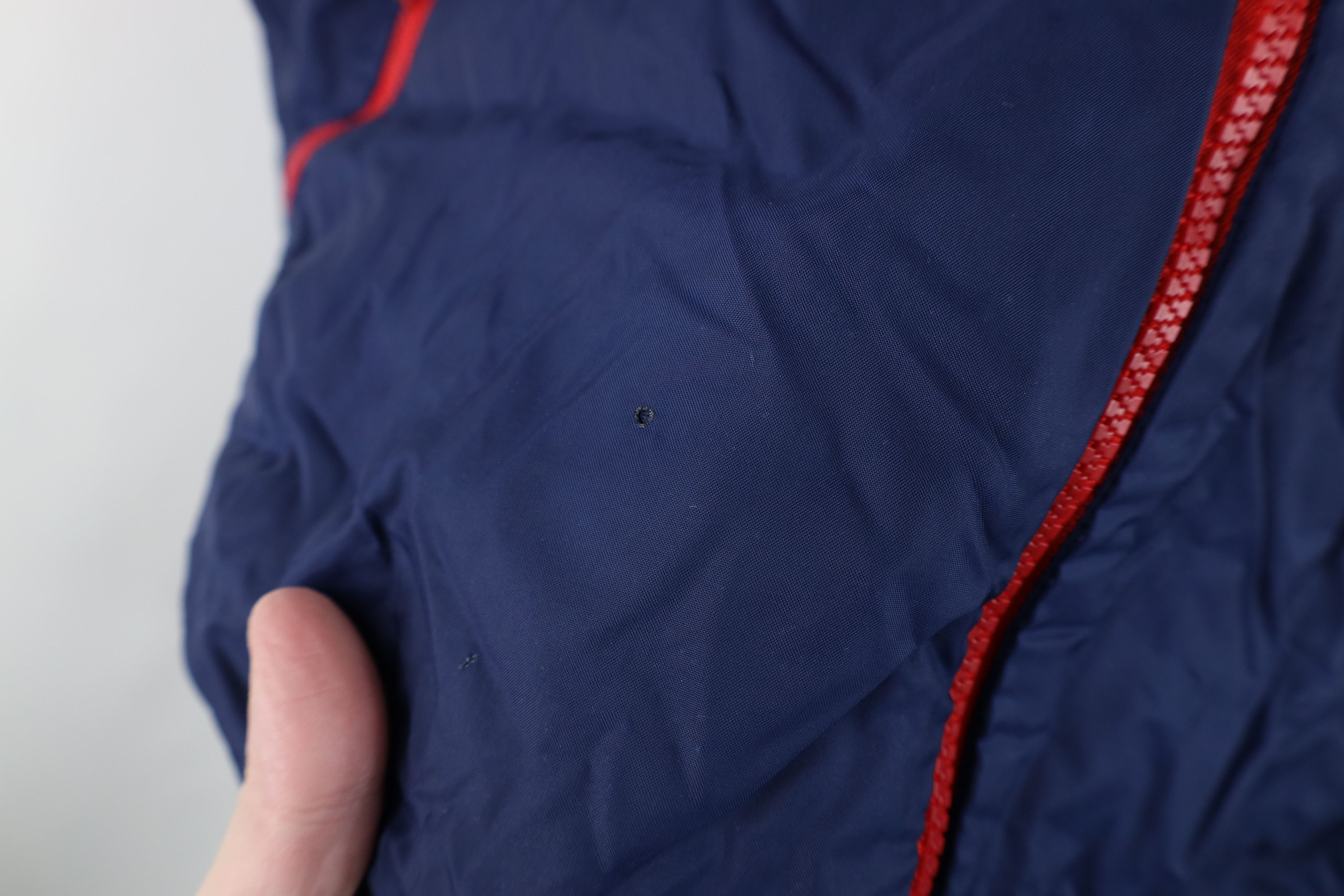 Nike Nike Block Hooded Windrunner Windbreaker Jacket Red Blue Size US L / EU 52-54 / 3 - 6 Thumbnail