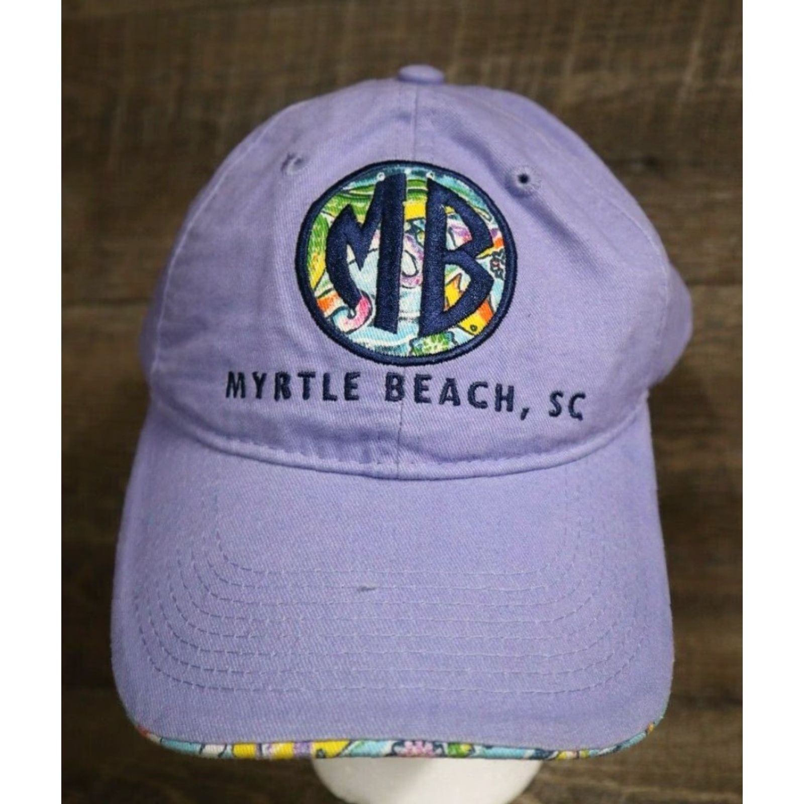 Vintage Myrtle Beach Ball Cap Adjusta ble Purple Baseball Hat Unisex Adults Adults Purple Myrtle Beach Adjustable Baseball Cap Hat Mens Women S Size ONE SIZE - 2 Thumbnail
