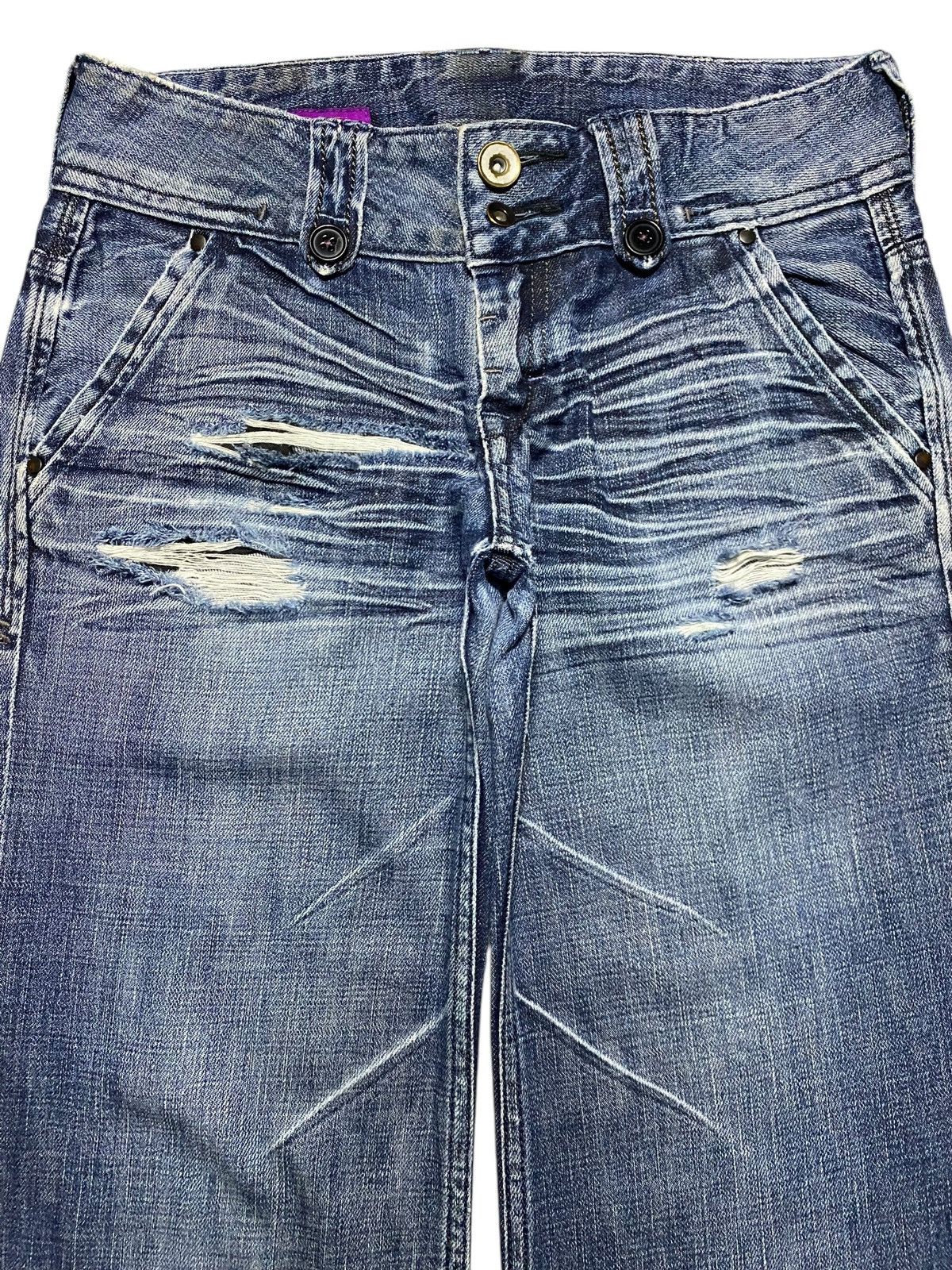 Vintage Vintage Japanese Brand Sweet Camel Distressed Baggy Jeans Size US 29 - 3 Thumbnail