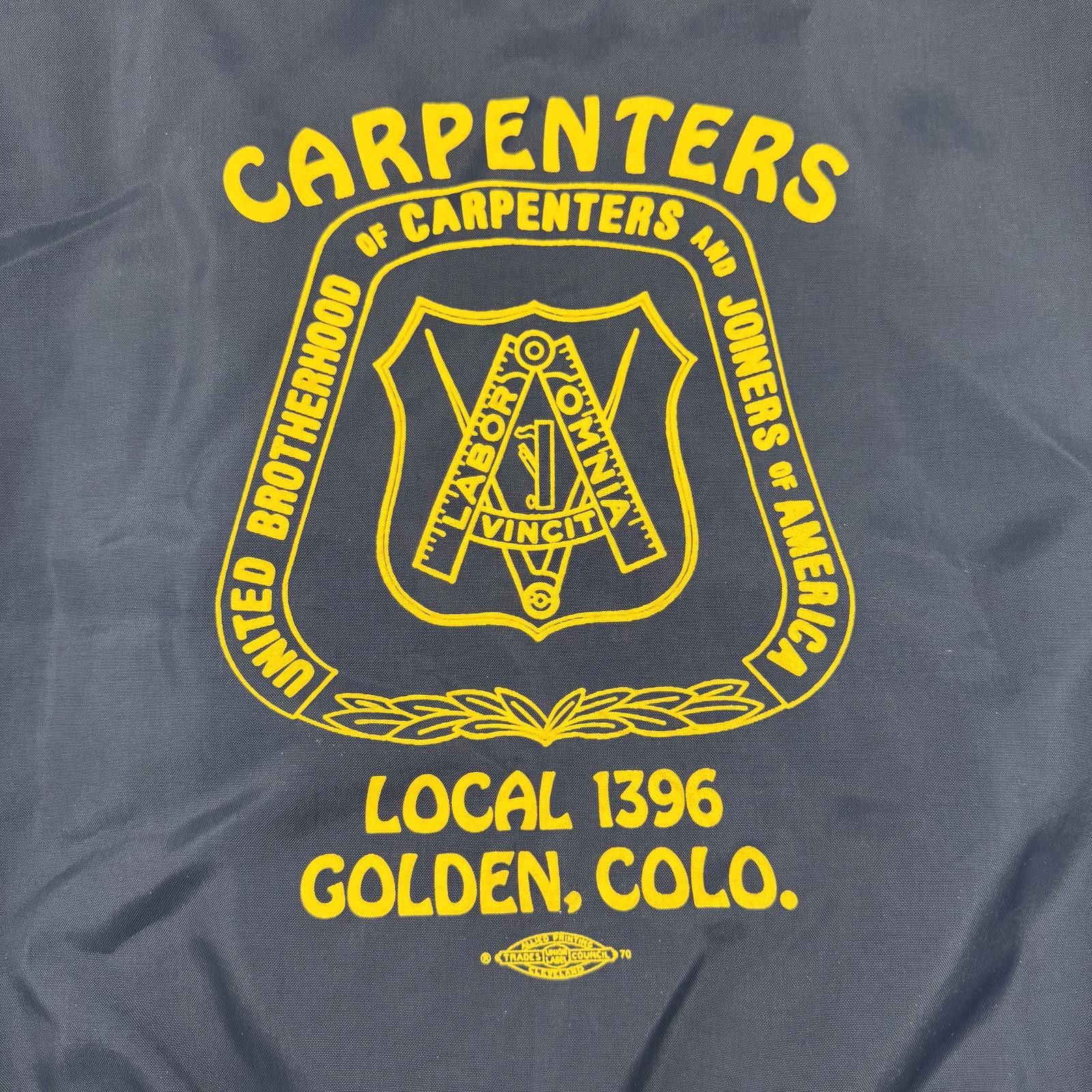 Designer Vtg 70s WEST WIND Bomber Jacket CO Carpenters Made in USA Size US L / EU 52-54 / 3 - 12 Thumbnail