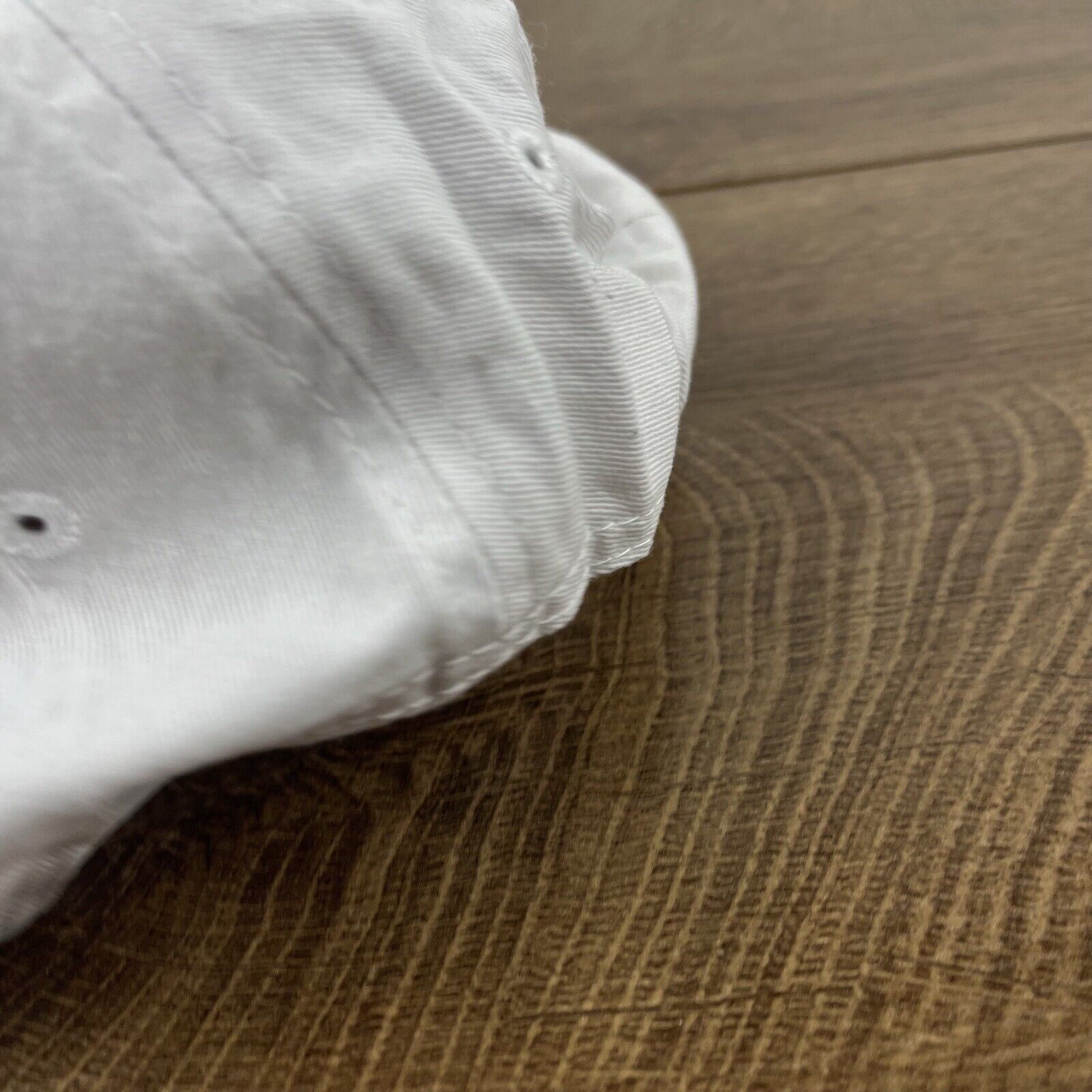 Other Plain White Baseball Hat Cap Adjustable Hat White Hat Adjust Size ONE SIZE - 9 Thumbnail