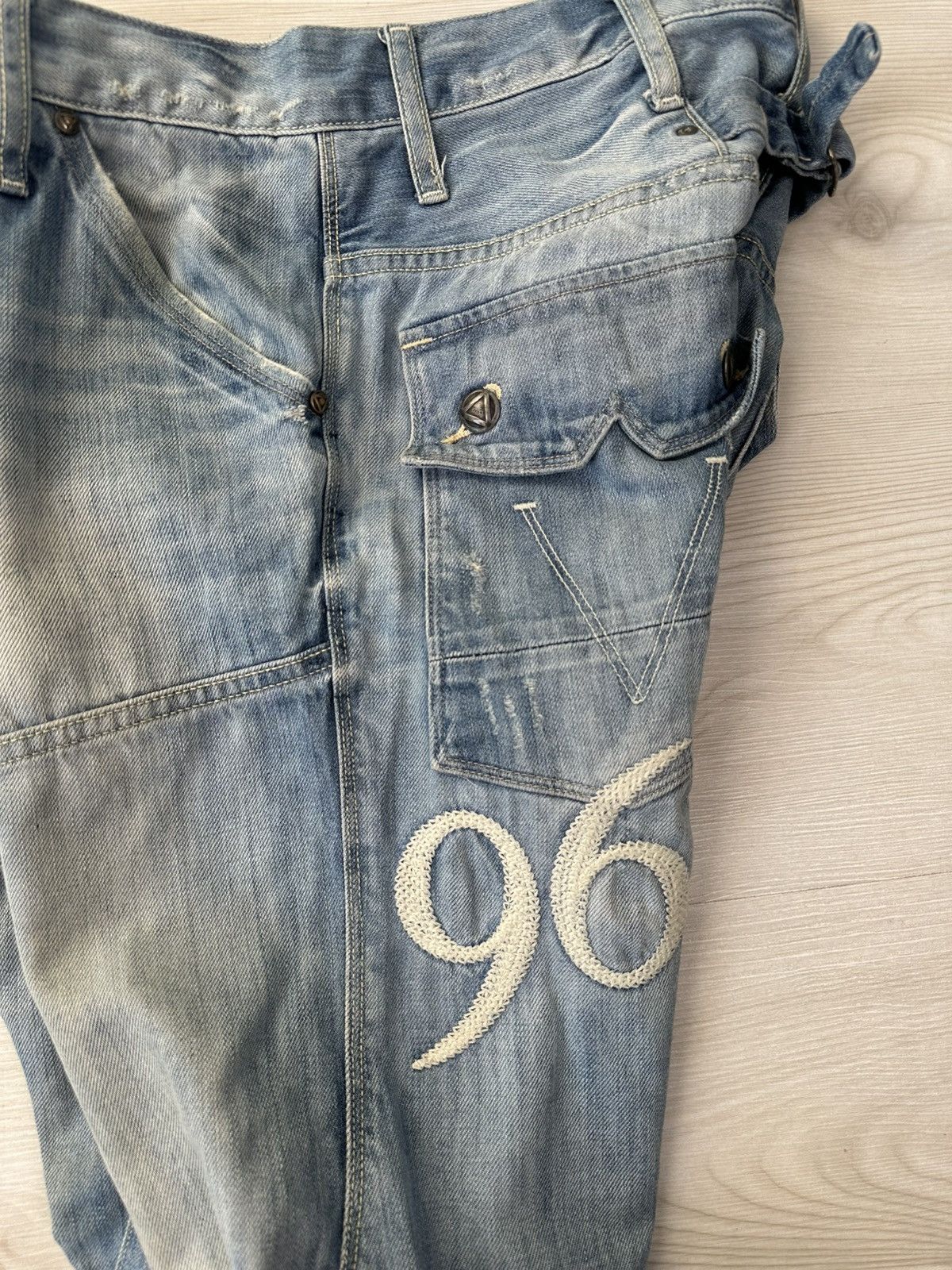 G-Star × If Six Was Nine × Vintage Vintage Y2k G Star Raw 96 Baggy Jeans Size US 30 / EU 46 - 4 Thumbnail