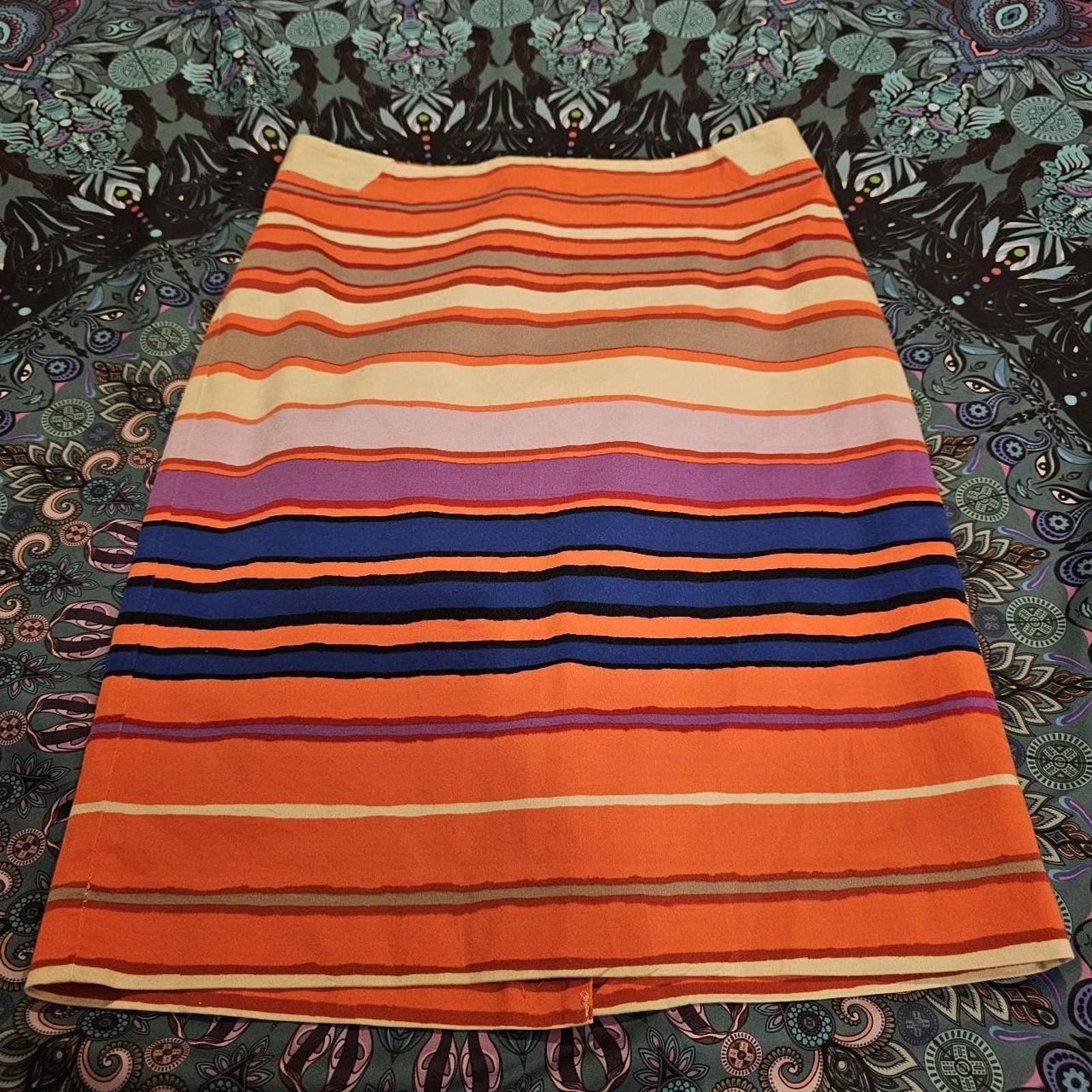 Designer THE LIMITED Women's Multicolored Skirt Size 25" / US 0 / IT 36 - 6 Thumbnail