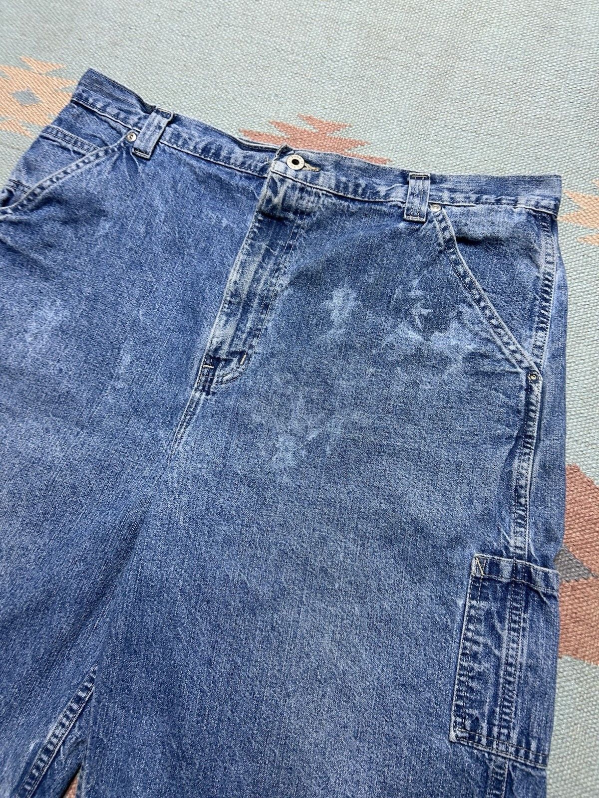 Vintage y2k baggy jeans shorts jorts Arizona carpenter skater 36 Size US 36 / EU 52 - 7 Thumbnail