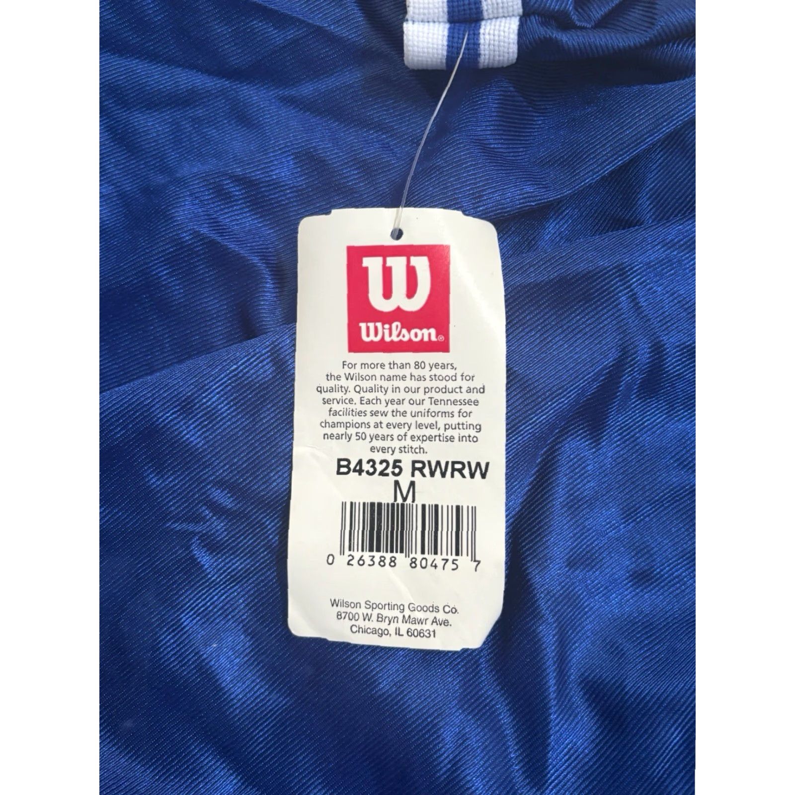 Wilson VINTAGE Wilson Basketball Jersey Tank Shirt Men M NOS NWT 90s USA Royal Blue White Athletic 90s Jersey Tank Mens Basketball Nike Size US M / EU 48-50 / 2 - 3 Thumbnail