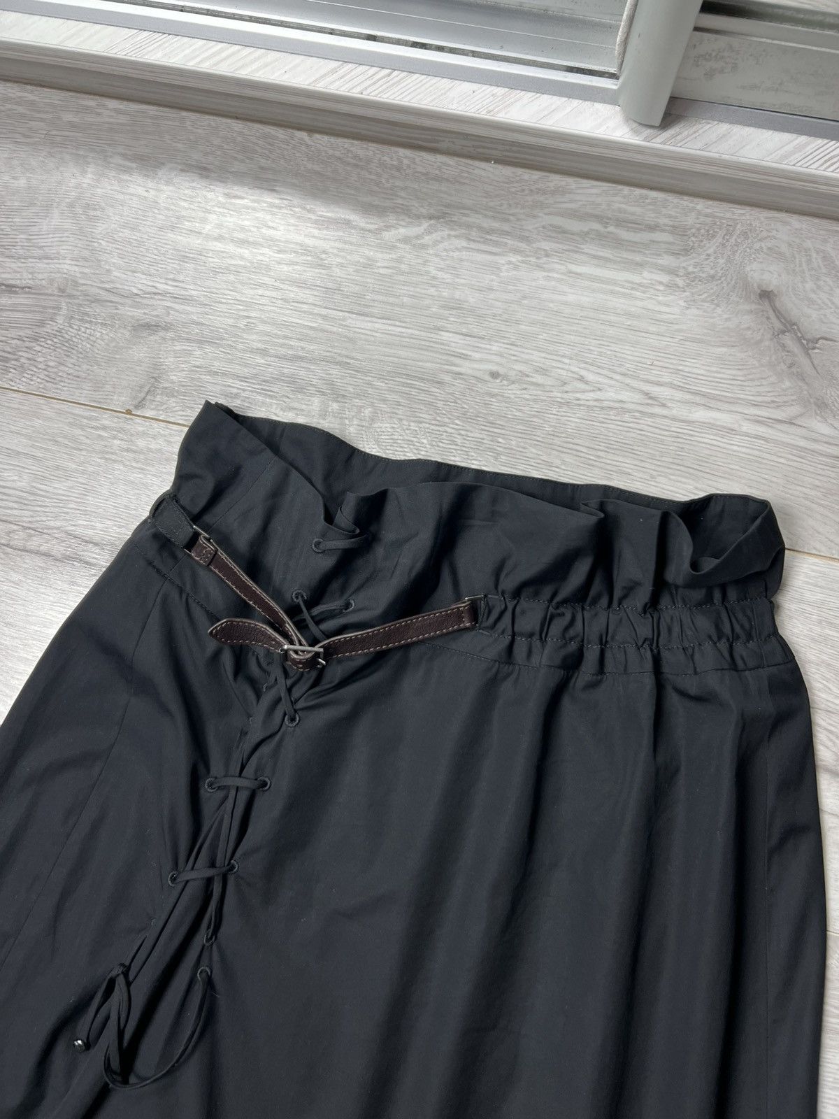 Marithe + Francois Girbaud × Rundholz Marithe + Francois Girbaud Skirt with Belt & Lace Up Detail Size 30" / US 8 / IT 44 - 4 Thumbnail