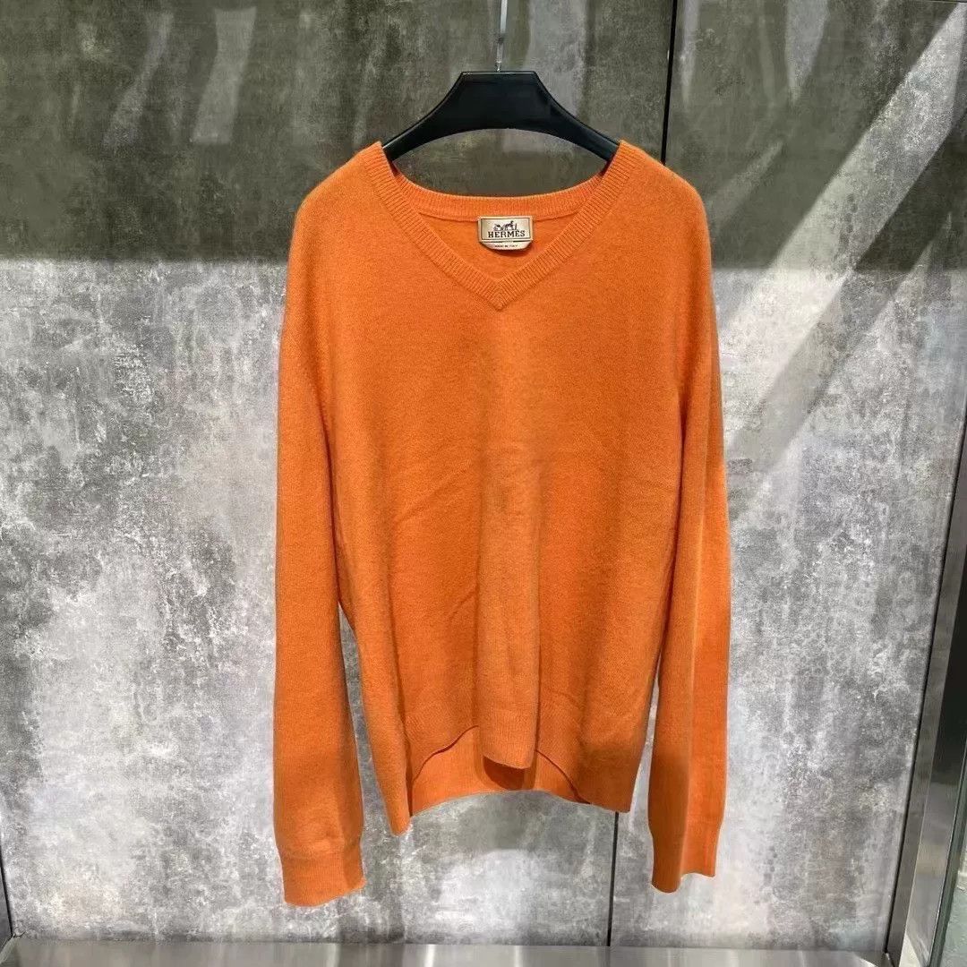 Hermes Hermes Cashmere Sweater Size L Size US L / EU 52-54 / 3 - 1 Thumbnail