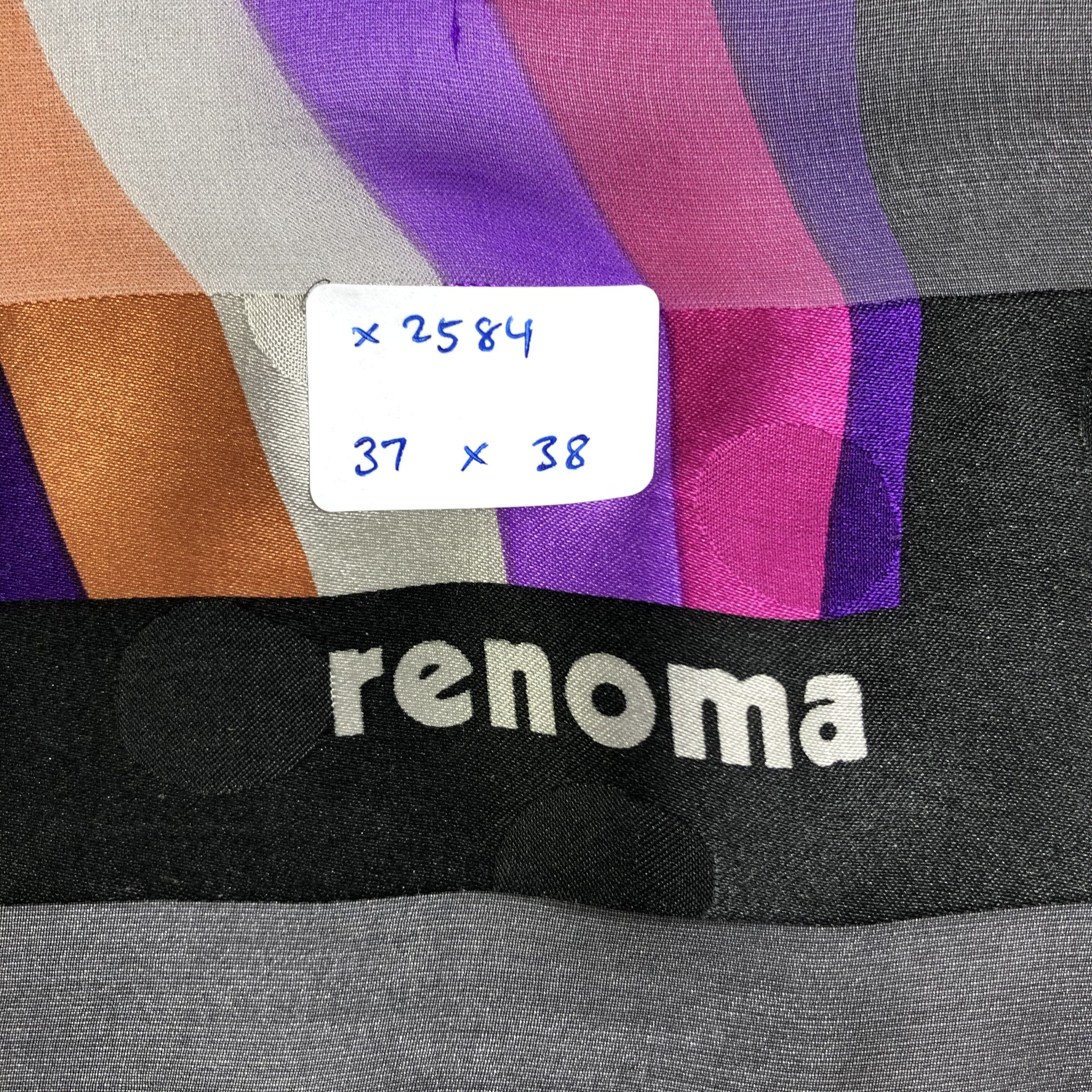 Renoma × Vintage Vintage Renoma Silk Scarf Size ONE SIZE - 8 Thumbnail