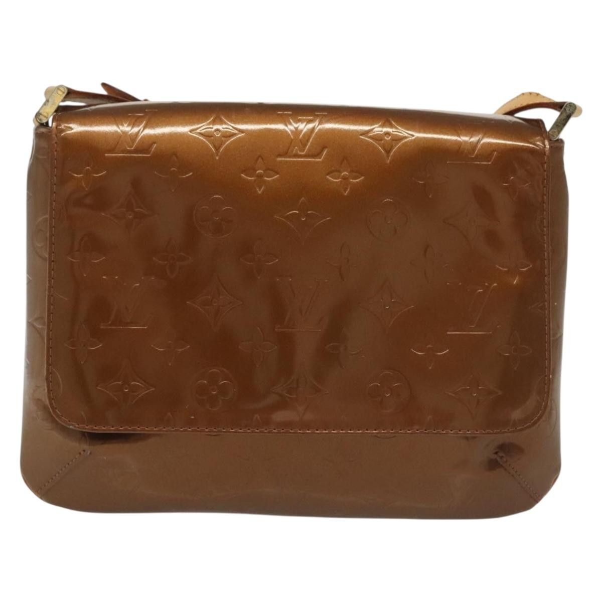 Louis Vuitton LOUIS VUITTON Monogram Vernis Thompson Street Bag Bronze Size ONE SIZE - 13 Thumbnail