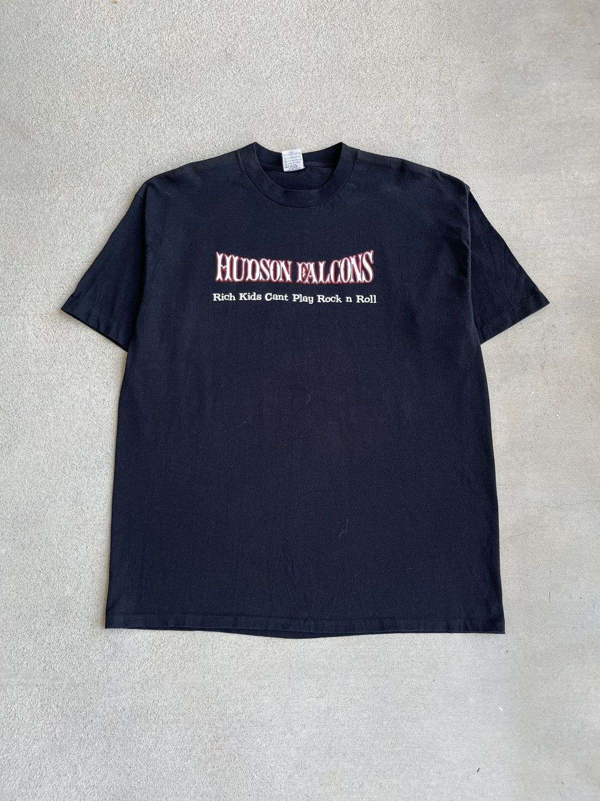Band Tees Vintage Hudson Falcons Rich Kids Can’t Play Rock’N Roll Tee Size US XL / EU 56 / 4 - 1 Thumbnail