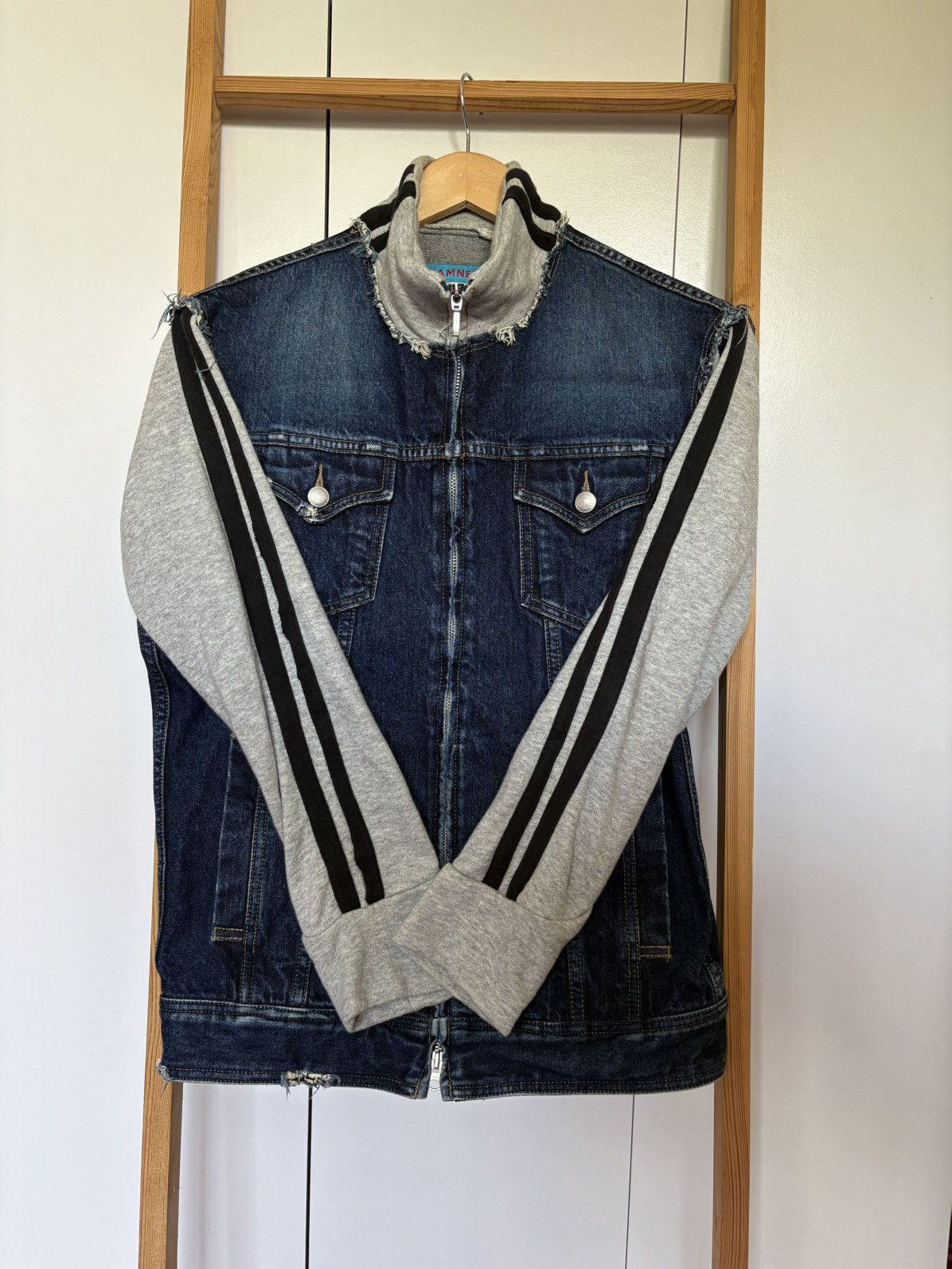 Designer Katharine hamnett london denim jacket Size US L / EU 52-54 / 3 - 3 Thumbnail