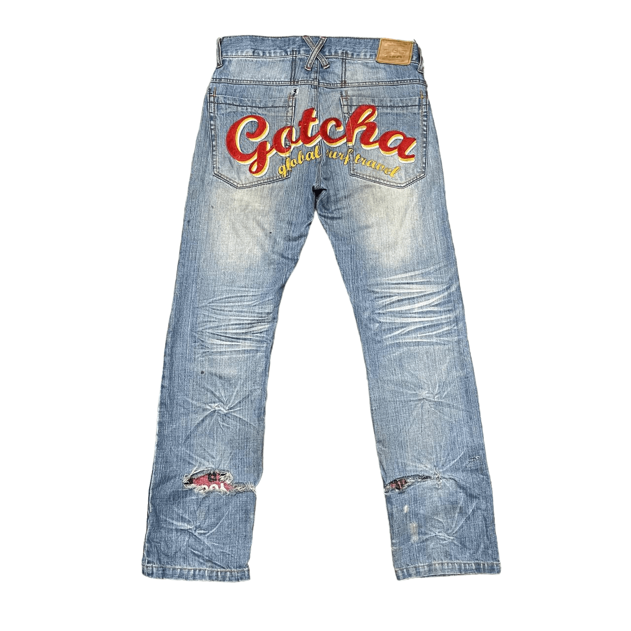 Gotcha Vintage Gotcha Global Surf Travel Denim Jeans Size US 33 - 12 Thumbnail