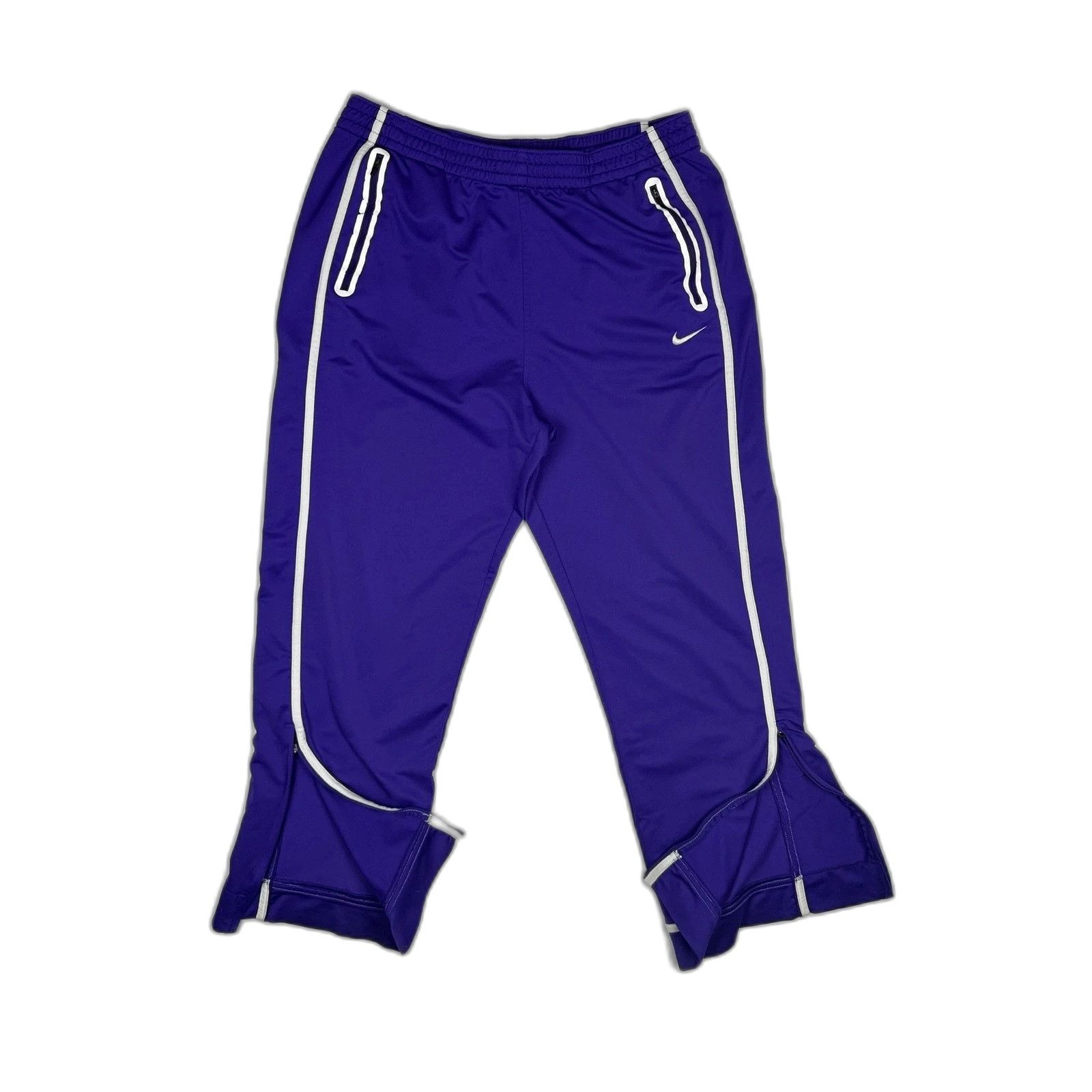Nike Nike Track Pants Mens XL Purple White Athletic Training Warm Size US 26 / EU 42 - 4 Thumbnail