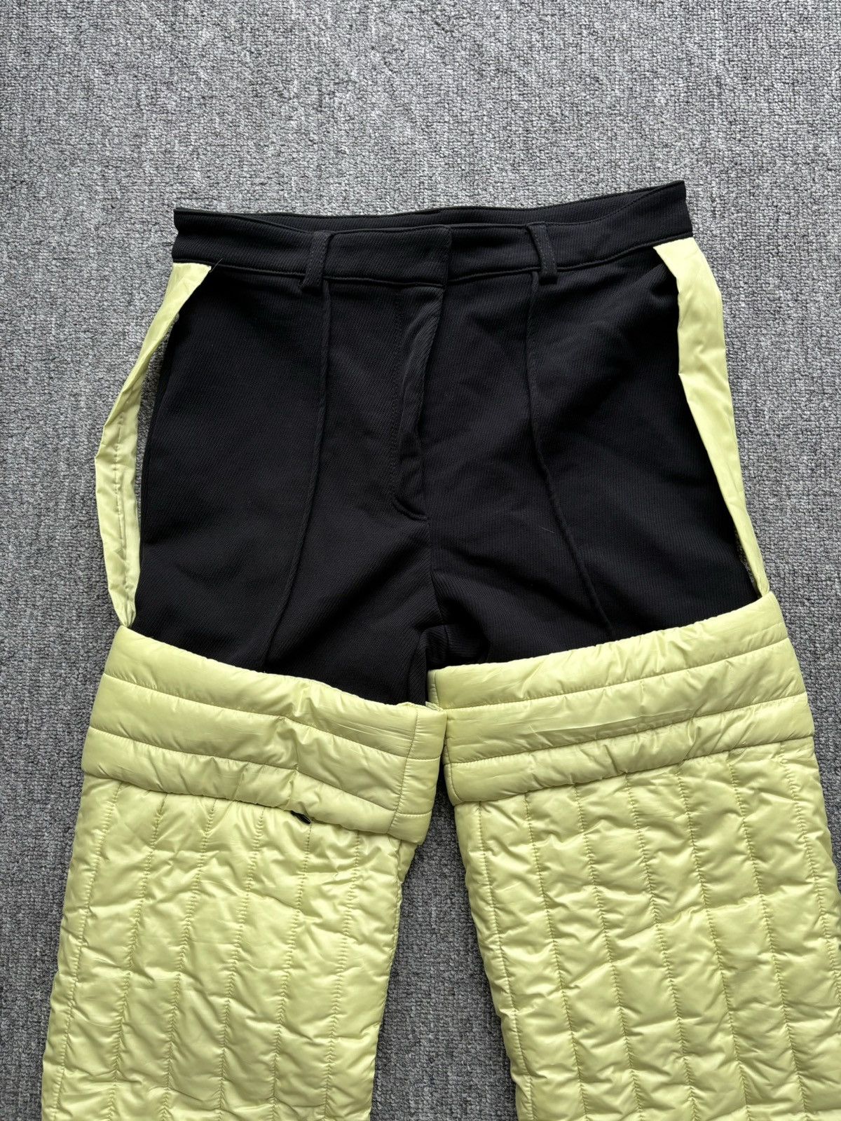 Colmar Colmar A.G.E. by Shayne Oliver Yellow Quilted Trousers Size US 31 - 3 Thumbnail