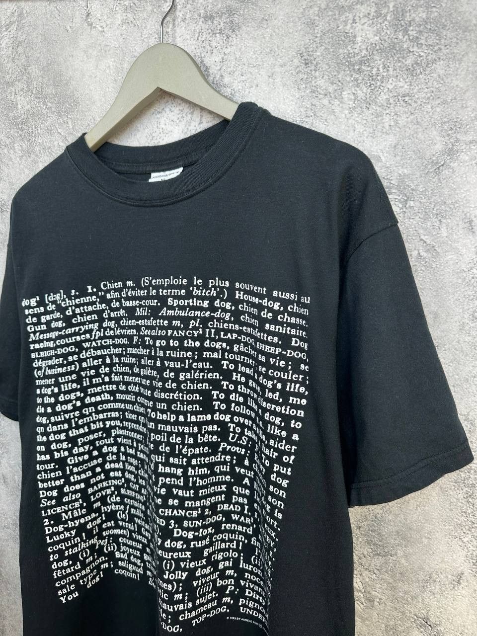 Vintage Flammarion 4 Aurele Graphic Dog Typography Tee 1993 Print Size US XL / EU 56 / 4 - 5 Thumbnail