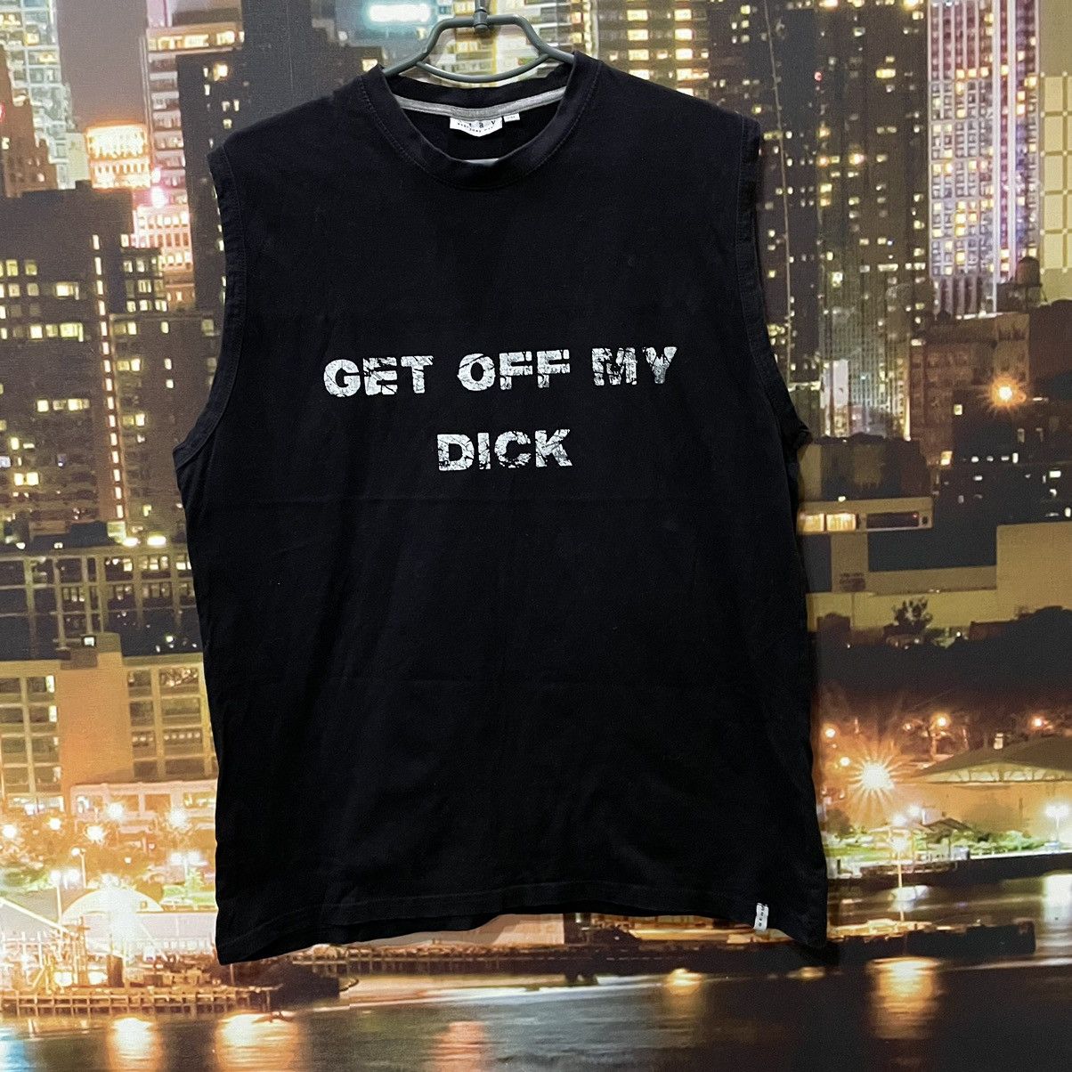 Band Tees VINTAGE 90S HUMOR TEE GET OFF MY DICK PENIS FUNNY PORNO XXX Size US XXL / EU 58 / 5 - 1 Thumbnail