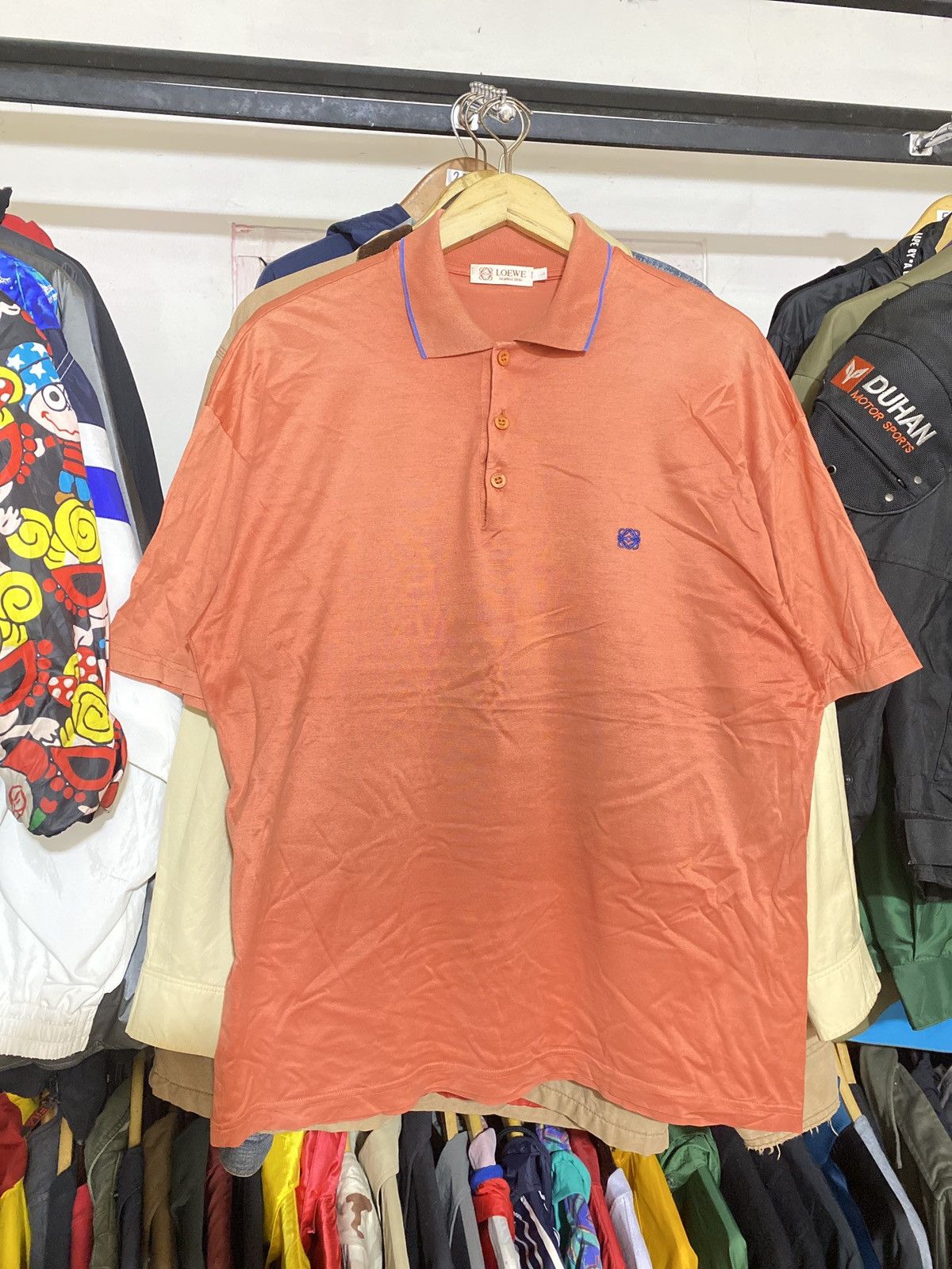 Loewe × Vintage Vintage Loewe Poloshirt Size US L / EU 52-54 / 3 - 1 Thumbnail