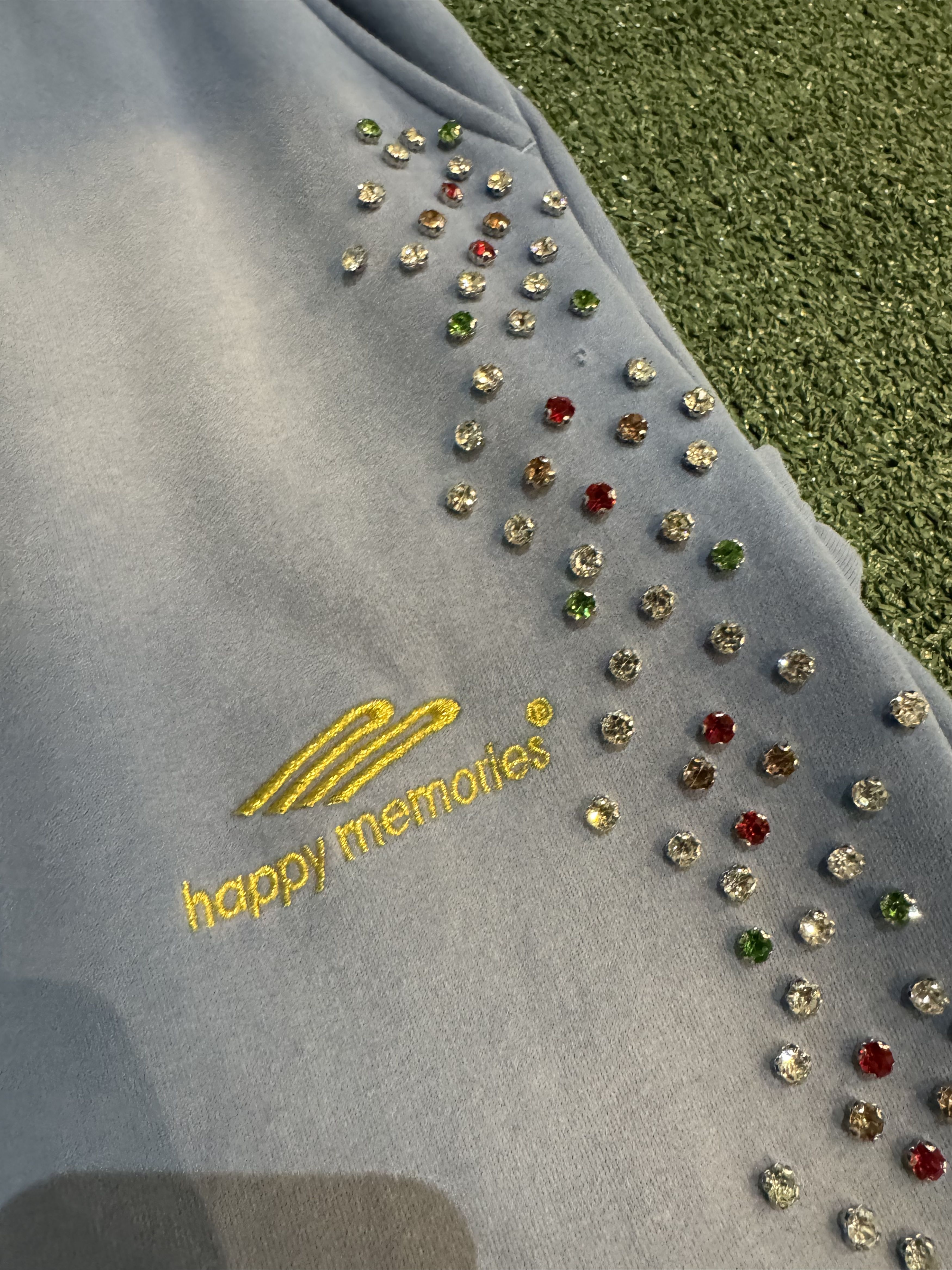 HMDD HMDD CRYSTAL SWEATPANTS POWDER BLUE Size US 32 / EU 48 - 2 Thumbnail