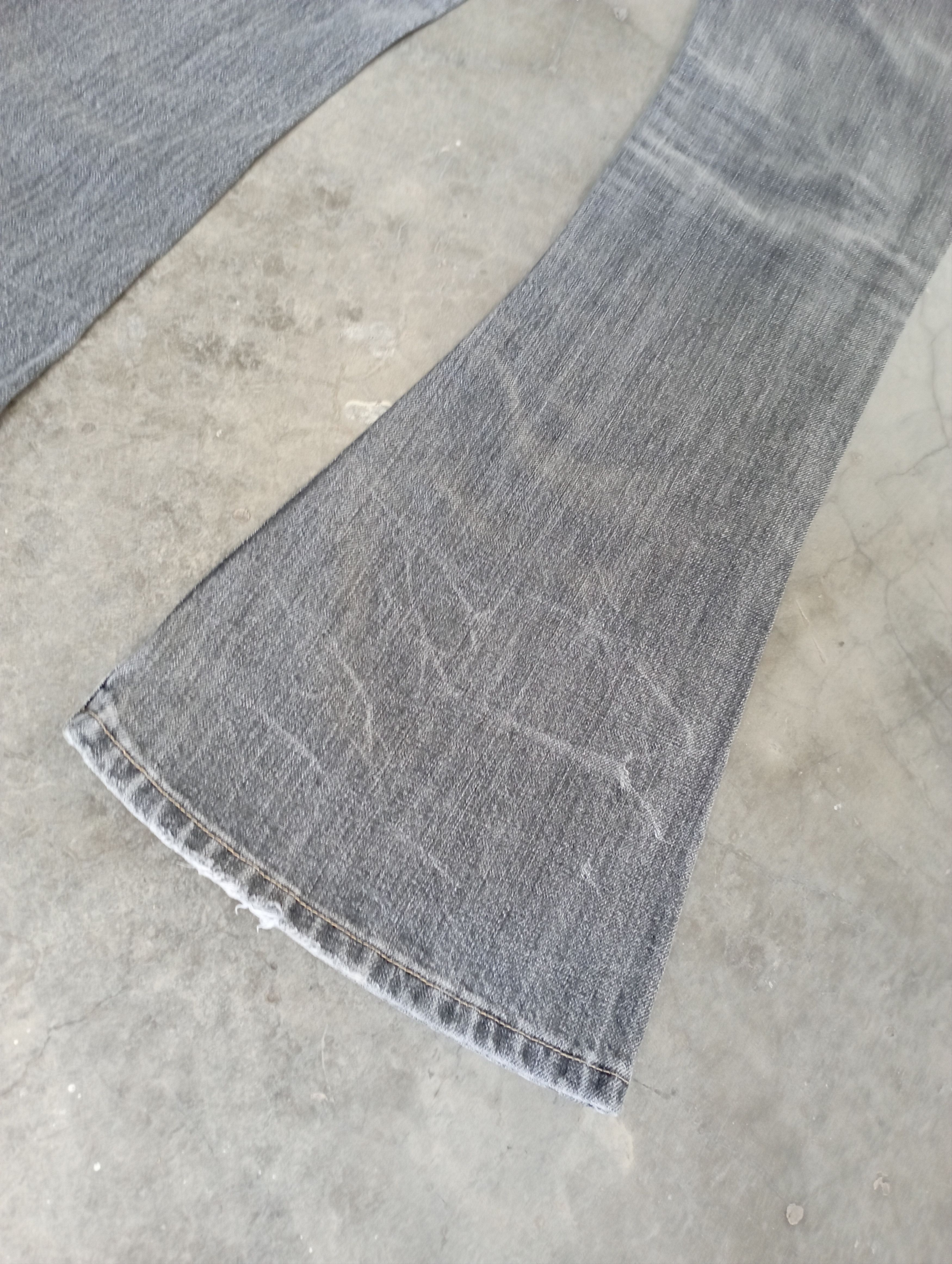 Japanese Brand Flare Jeans Japan Faded Distressed ET BOiTE Low Rise Jeans Size US 30 / EU 46 - 9 Thumbnail