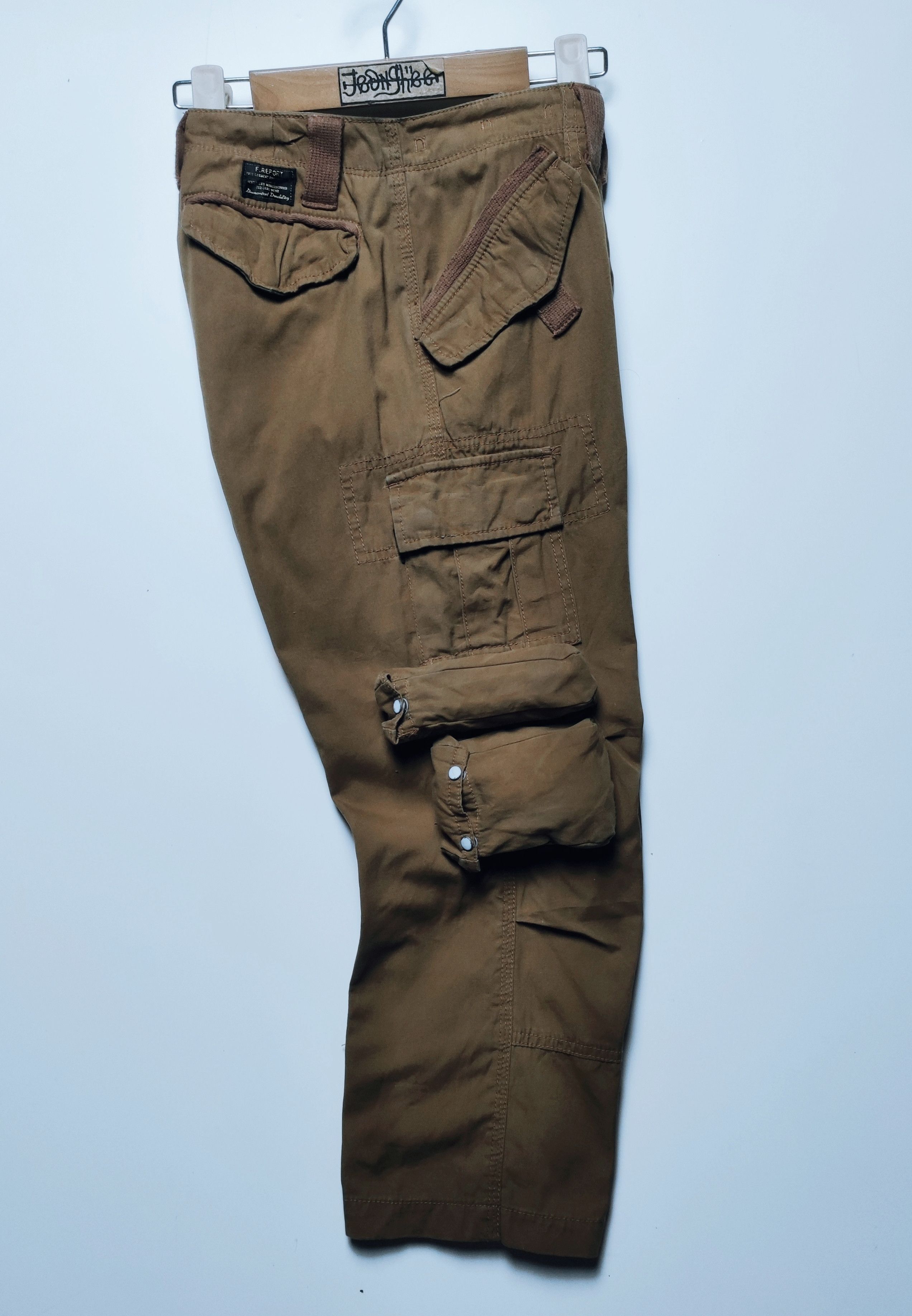 Other Flash Report Army Inspired Multipocket Cargo 3/4 Pants Size US 31 - 1 Thumbnail