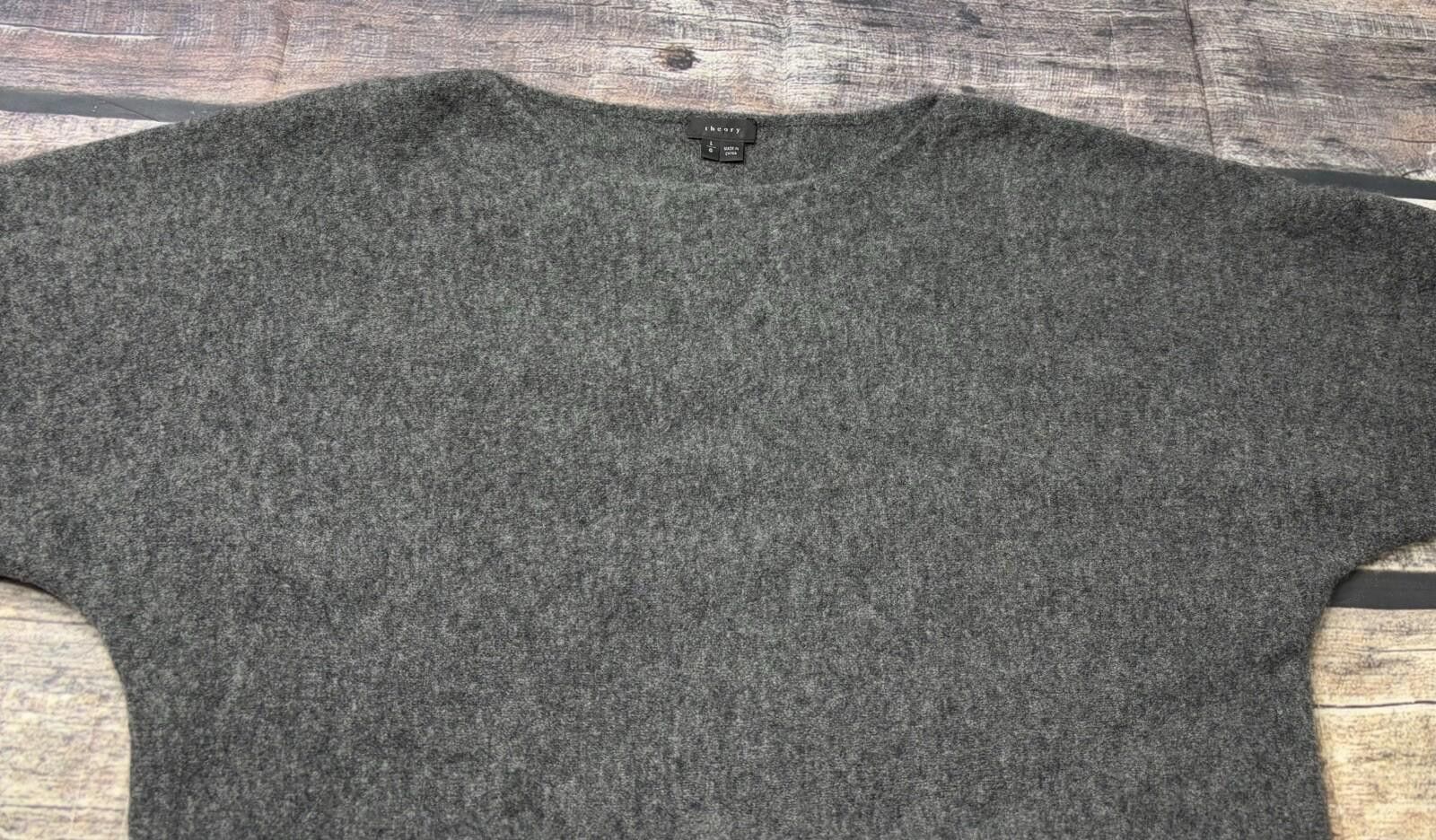 Theory Theory Sweater Women L Wool Yak Blend Dolman Sleeve Avalon Size L / US 10 / IT 46 - 5 Thumbnail
