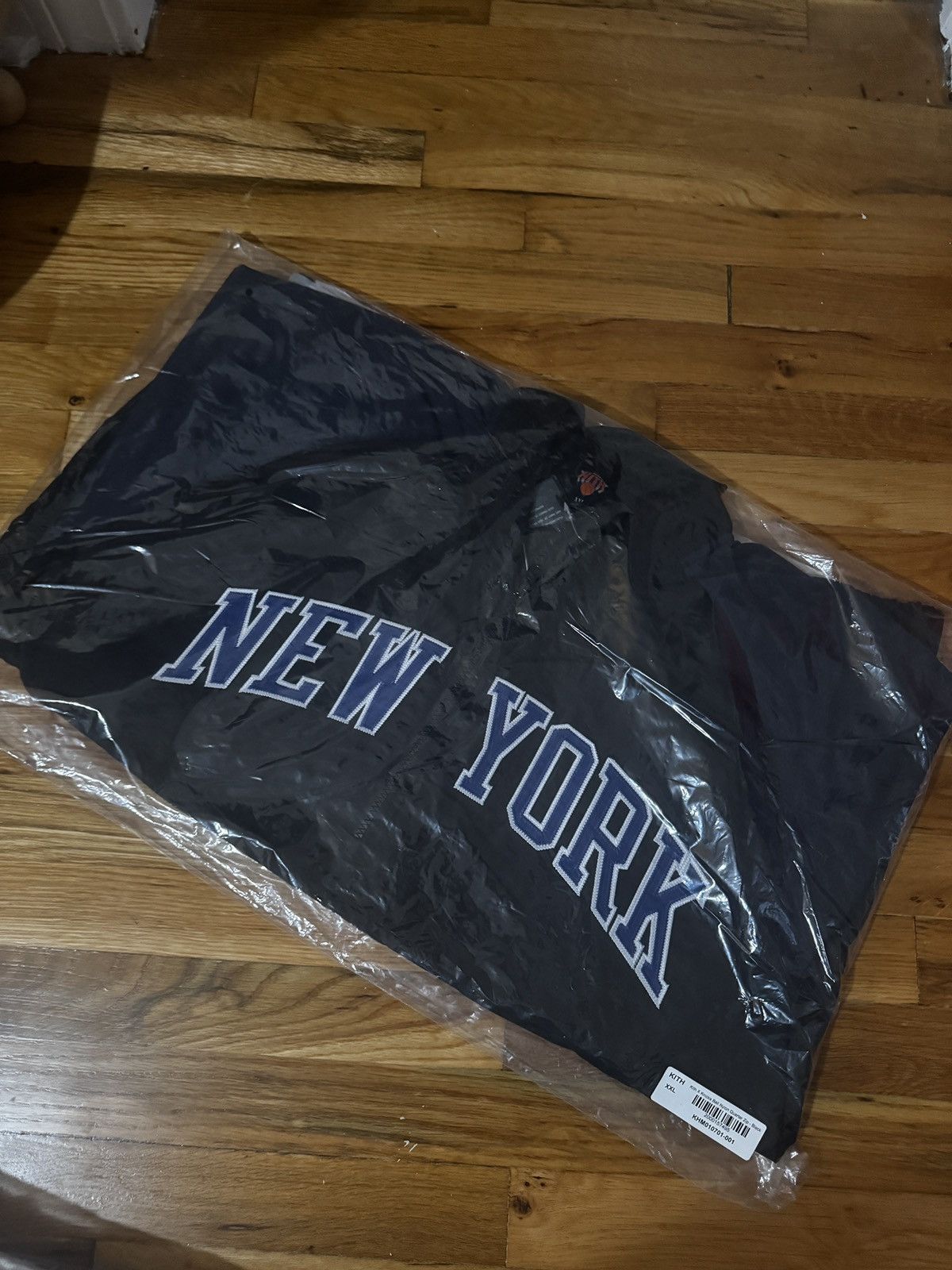 Kith × NBA Kith knicks ball nylon quarter zip black Size US XXL / EU 58 / 5 - 3 Thumbnail