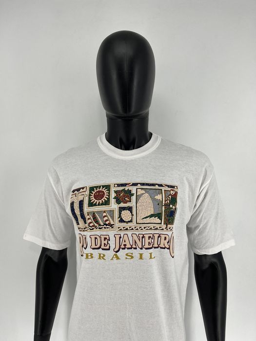 Vintage Vintage 90s Rio De Janeiro Brazil Graphic t-shirt rare Y2K