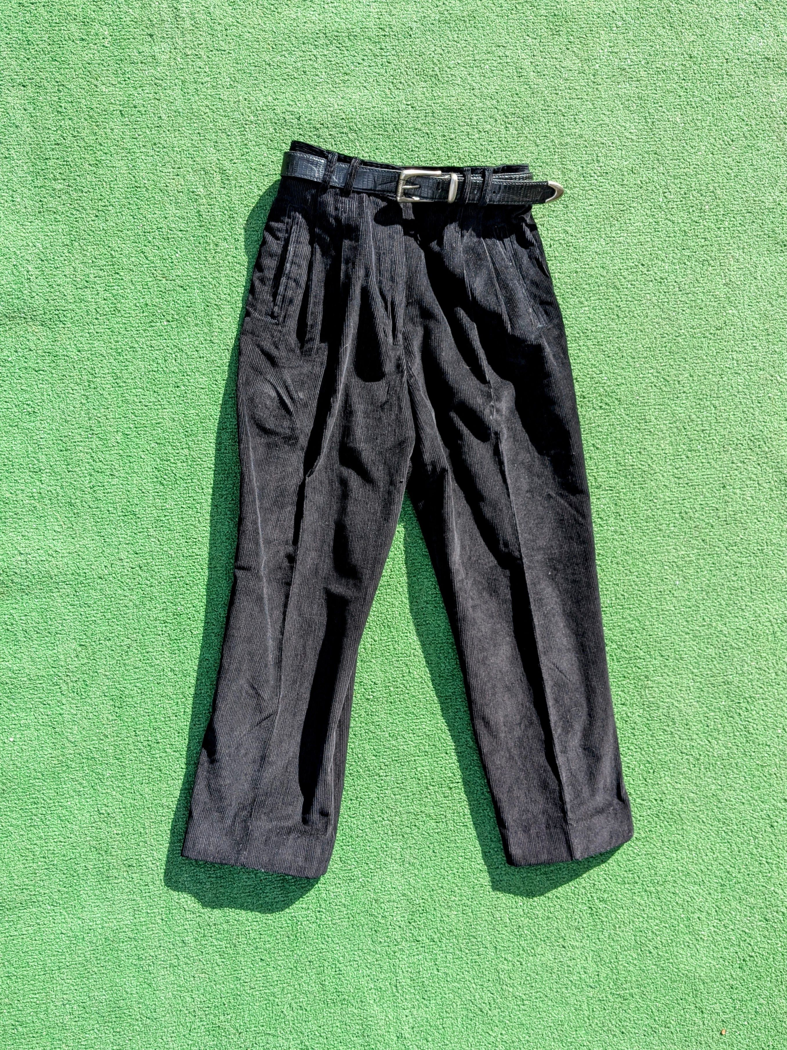 Designer Rafaella Corduroy Pants Petite Straight Leg Zip High-Rise Size 24" / US 00 / IT 34 - 1 Thumbnail
