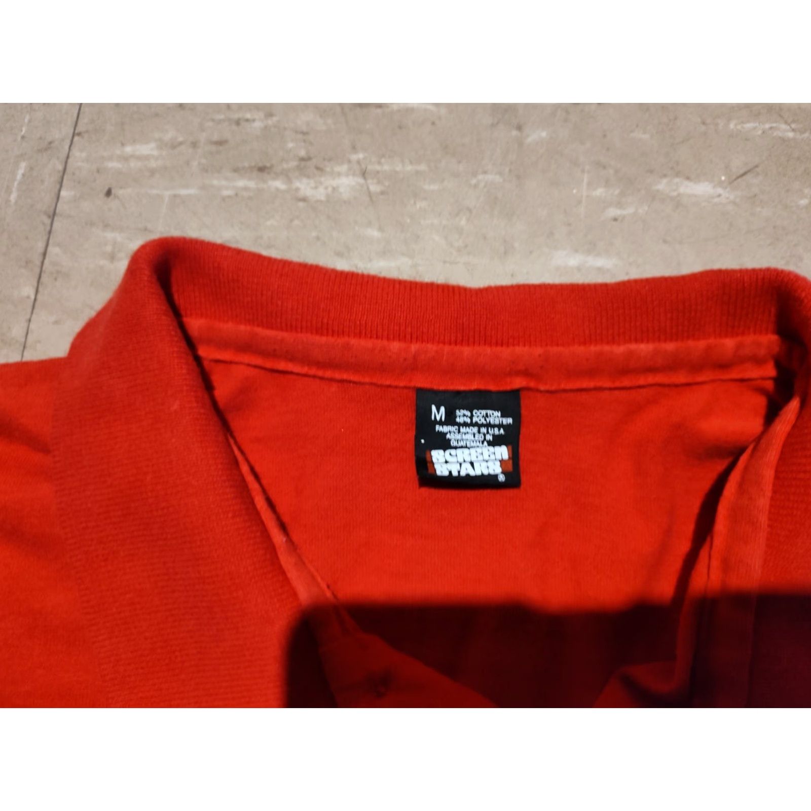 Vintage VINTAGE Screen Stars Red Polo Shirt Size M Mens Country Gospel 70s 80s 90s Size US M / EU 48-50 / 2 - 6 Thumbnail