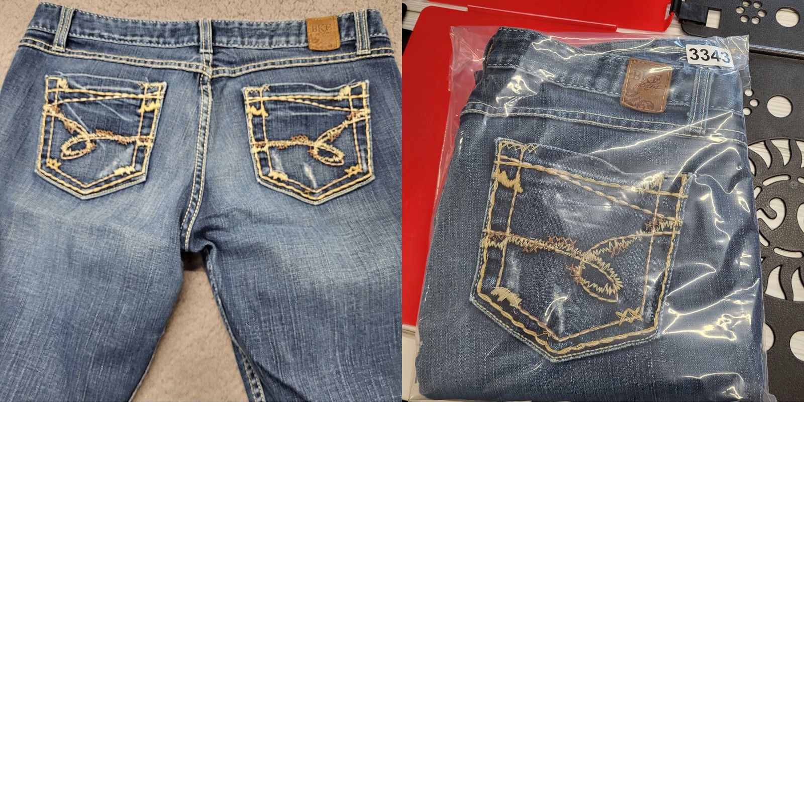 BKE BKE Jeans Women's 31x33.5 Madison Skinny Denim Stretch Blue Barbed Wire Jeans Size 24" / US 00 / IT 34 - 9 Thumbnail