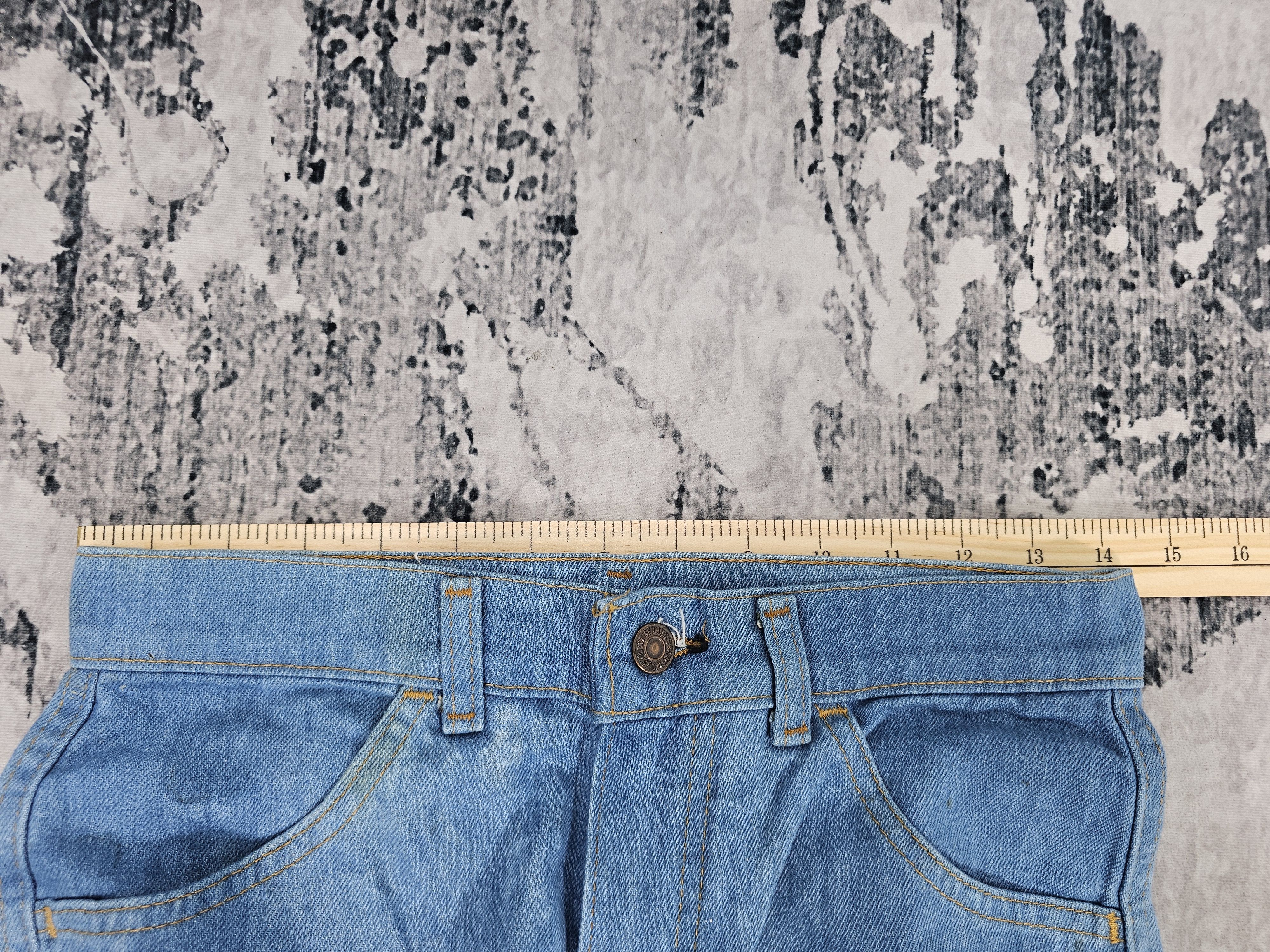 Levi's Vintage Clothing Vtg 70's LEVIS Boot Cut Flare Bleach Jeans Made In USA L0553 Size US 28 / EU 44 - 17 Thumbnail