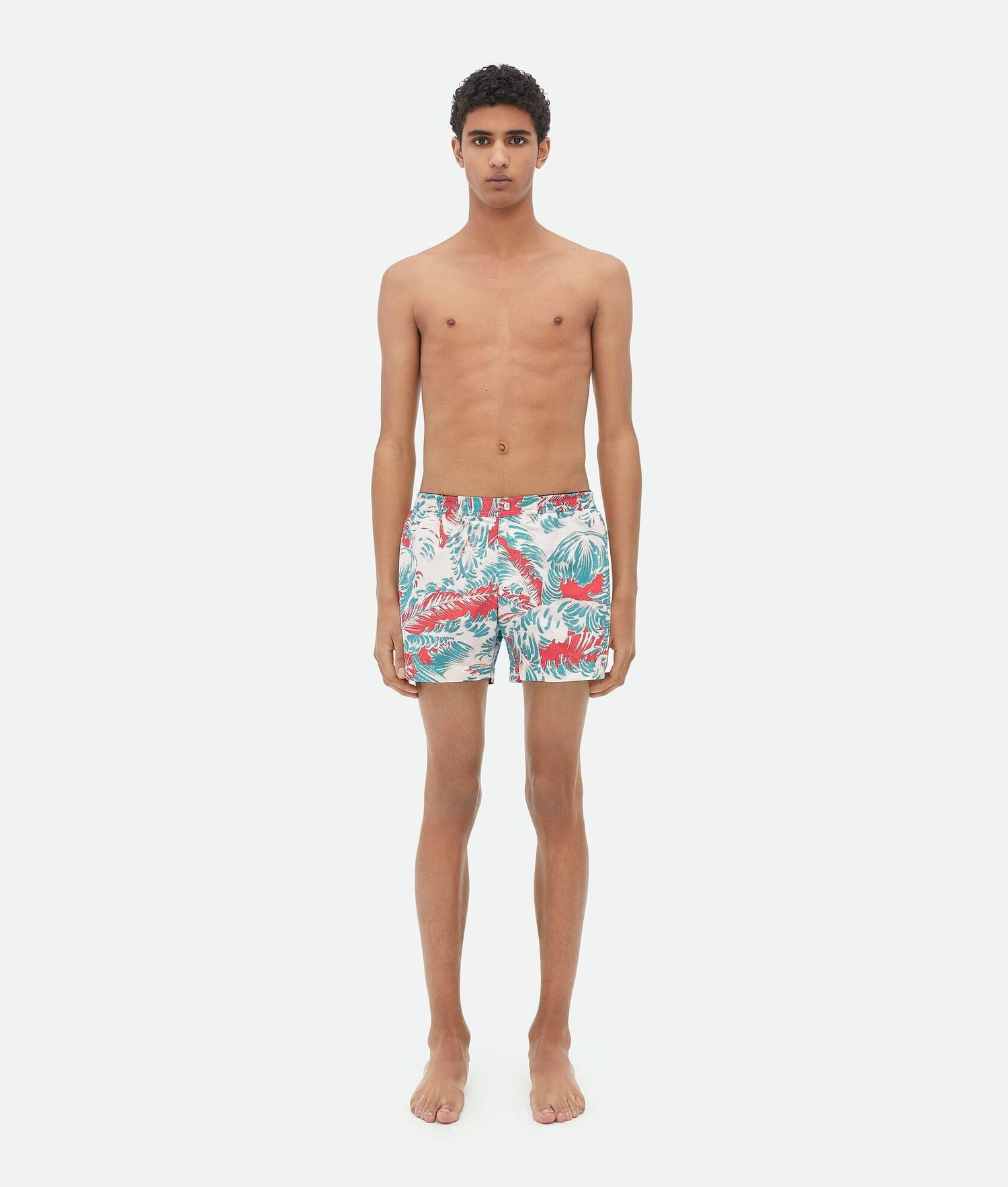 printed nylon swim shorts