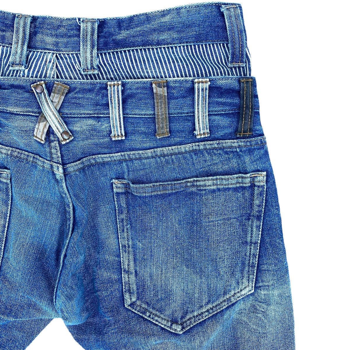 Japanese Brand × Vintage Jack Serika Artist Work Spider Web Distressed Jeans Size US 33 - 10 Thumbnail