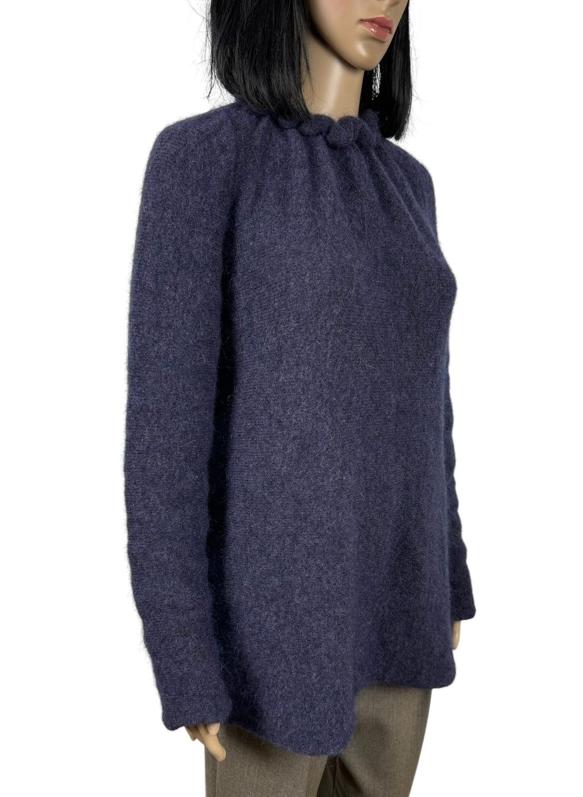 Designer Hindahl&Skudelny Wool-Mohair Sweater size M Size M / US 6-8 / IT 42-44 - 3 Thumbnail