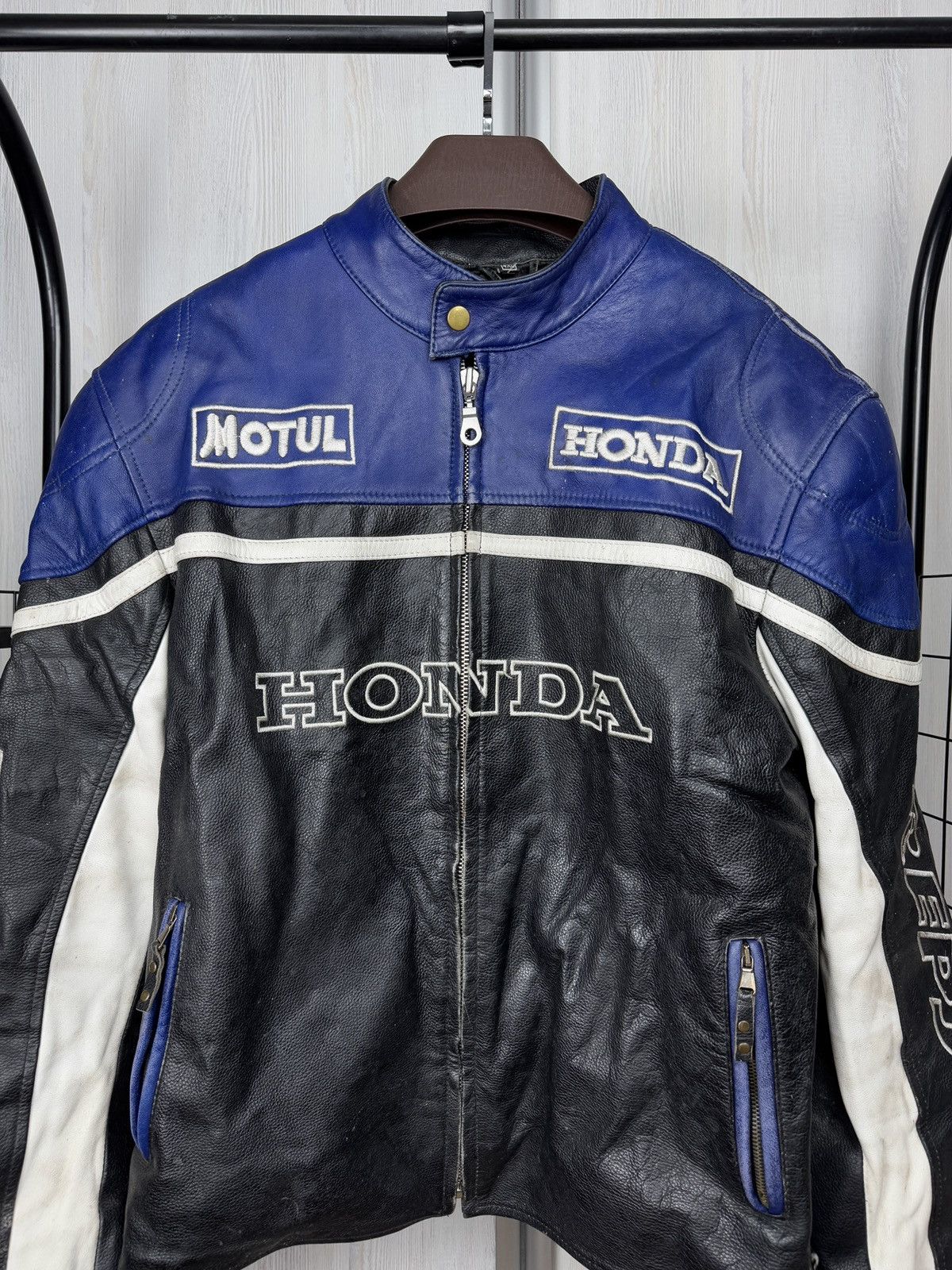 Honda Vintage Honda Repsol Motul Leather Moto Jacket w/ Protection Size US XXL / EU 58 / 5 - 3 Thumbnail